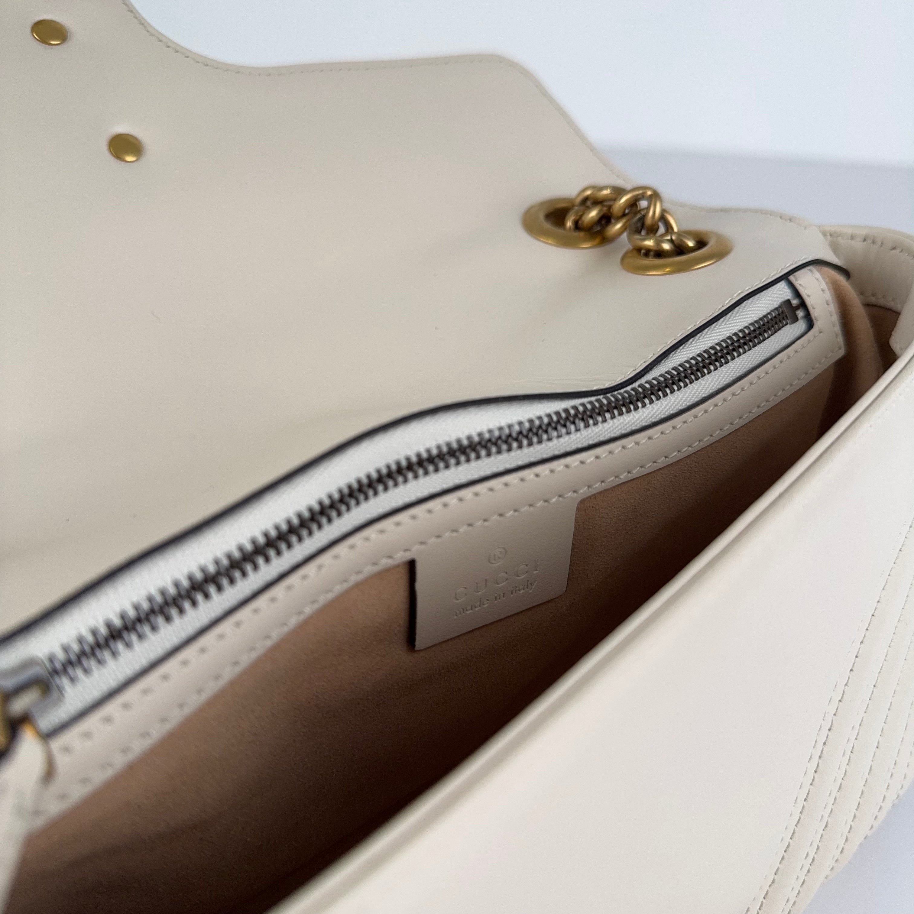 PRE OWNED-GG Marmont medium shoulder bag