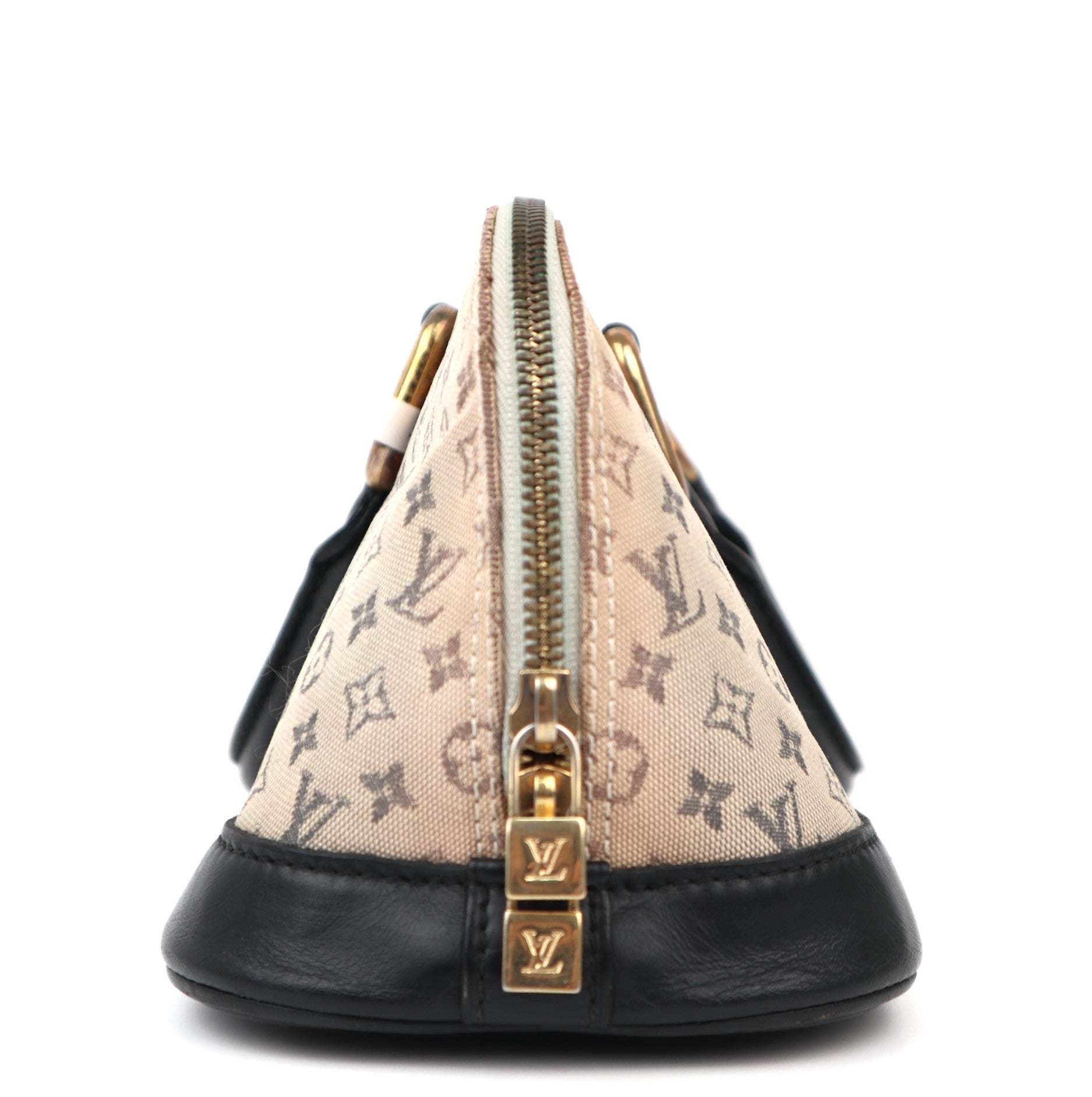 C1225 Louis Vuitton Blue Monogram Mini Lin Horizontal Alma Bag