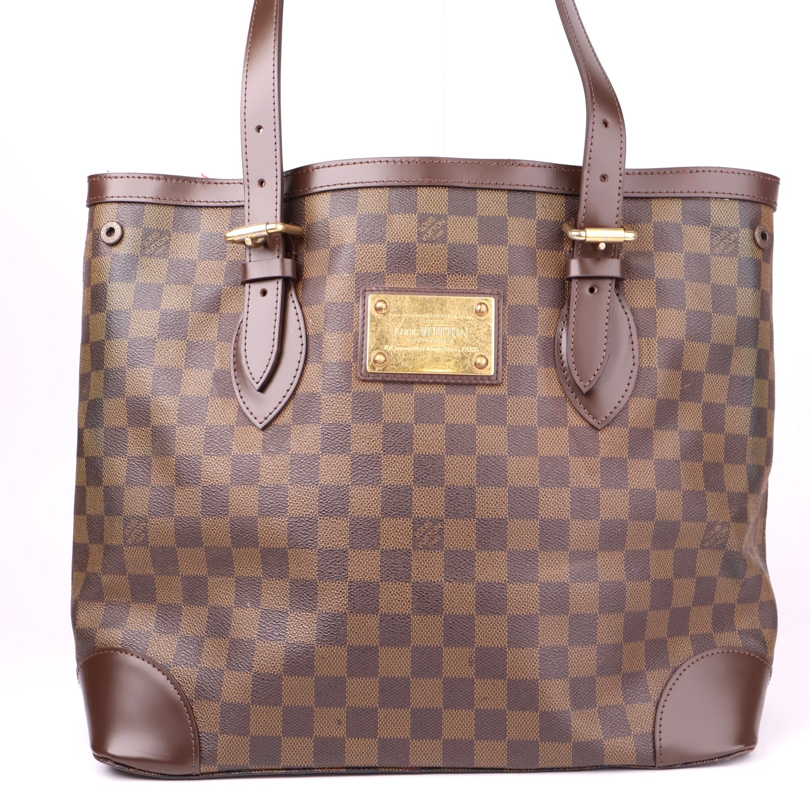 J1006 Louis Vuitton Damier Canvas Hampstead Bag- Pre Owned