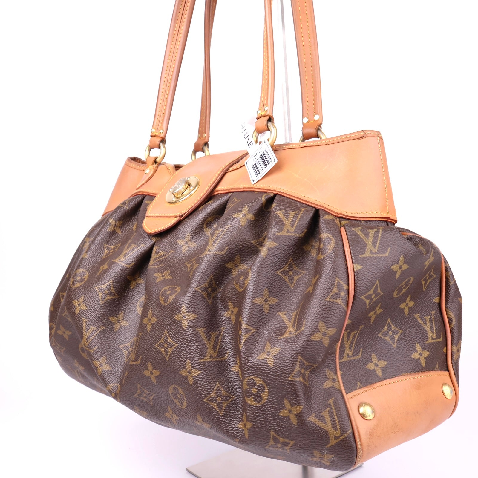 J1007 Louis Vuitton Boetie Monogram Canvas Leather Handbag- Pre Owned