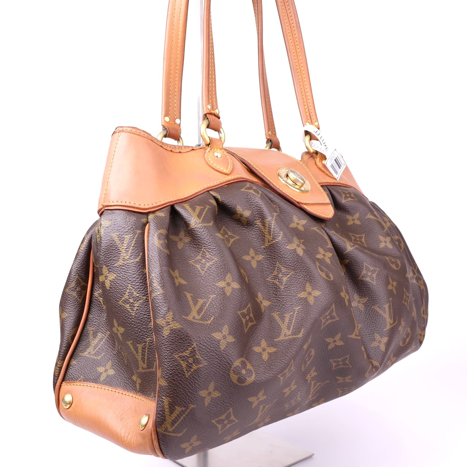 J1007 Louis Vuitton Boetie Monogram Canvas Leather Handbag- Pre Owned
