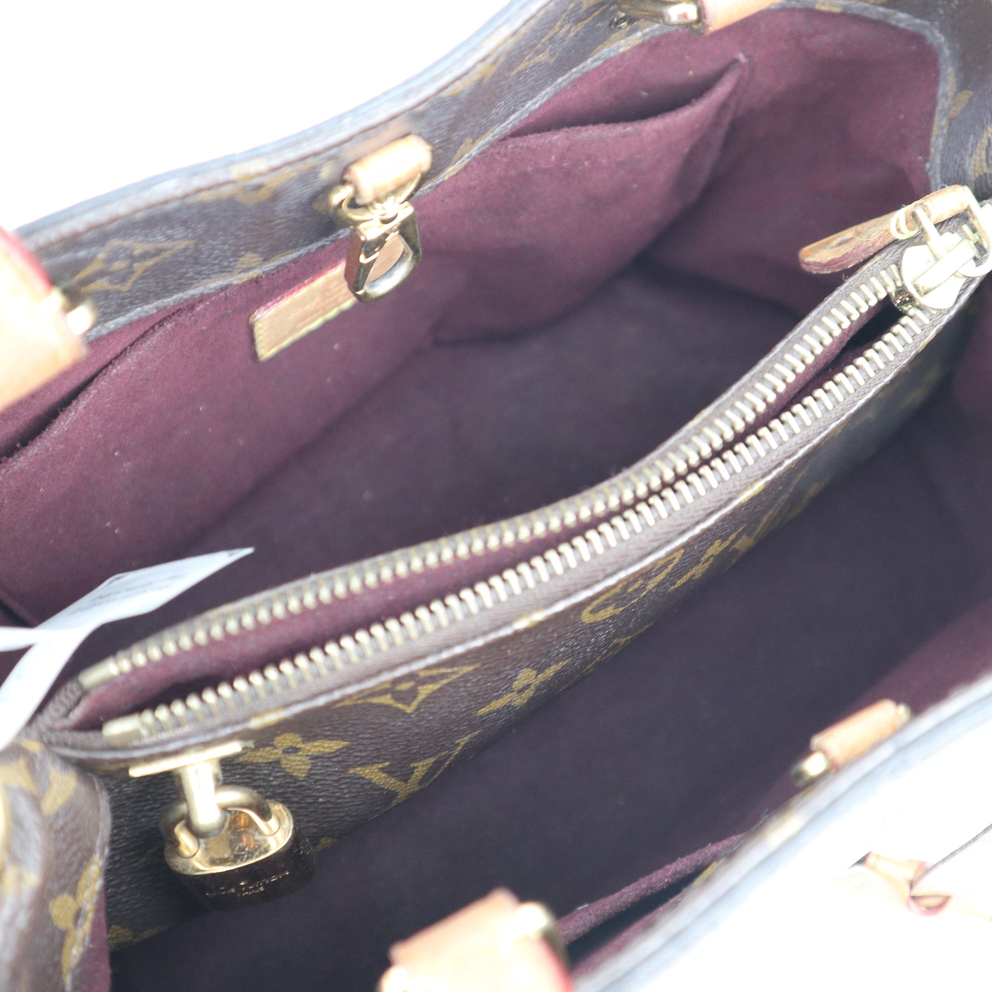 C1232 Louis Vuitton Monogram Canvas Montaigne BB Bag-Pre Owned