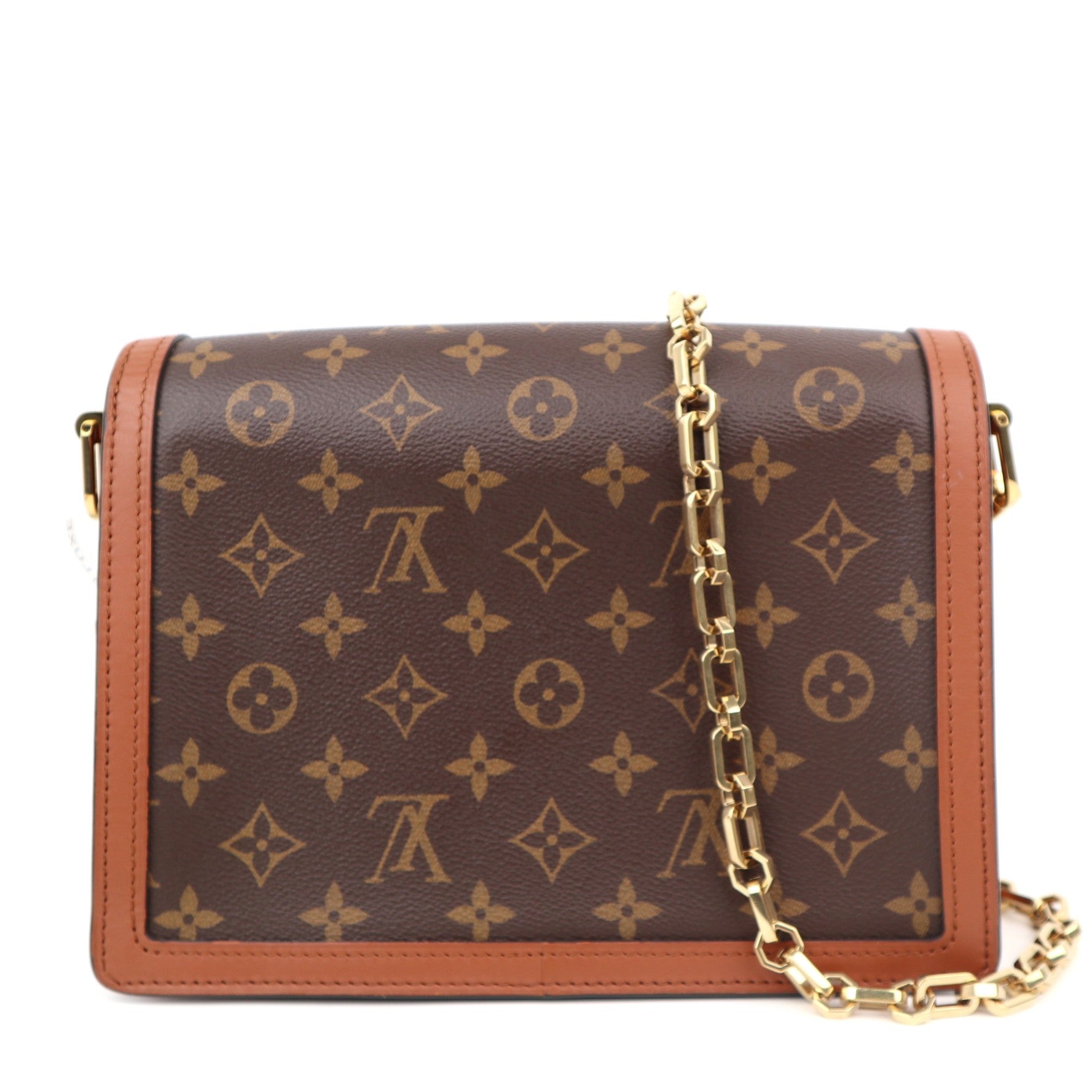 C1233 Louis Vuitton Dauphine Reverse Monogram Canvas MM shoulder bag- Pre Owned