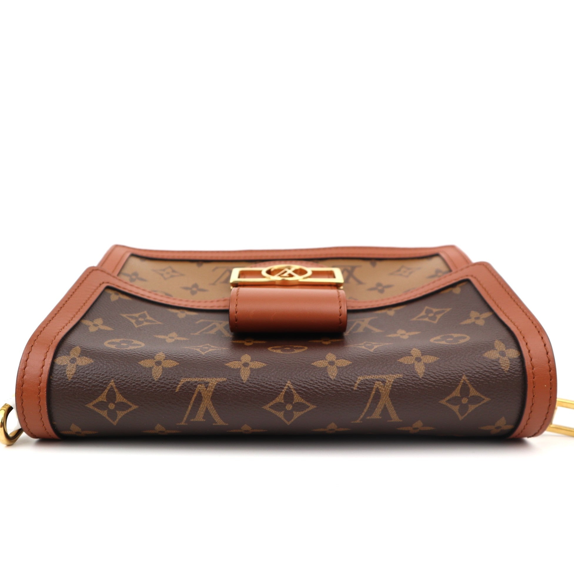 C1233 Louis Vuitton Dauphine Reverse Monogram Canvas MM shoulder bag- Pre Owned
