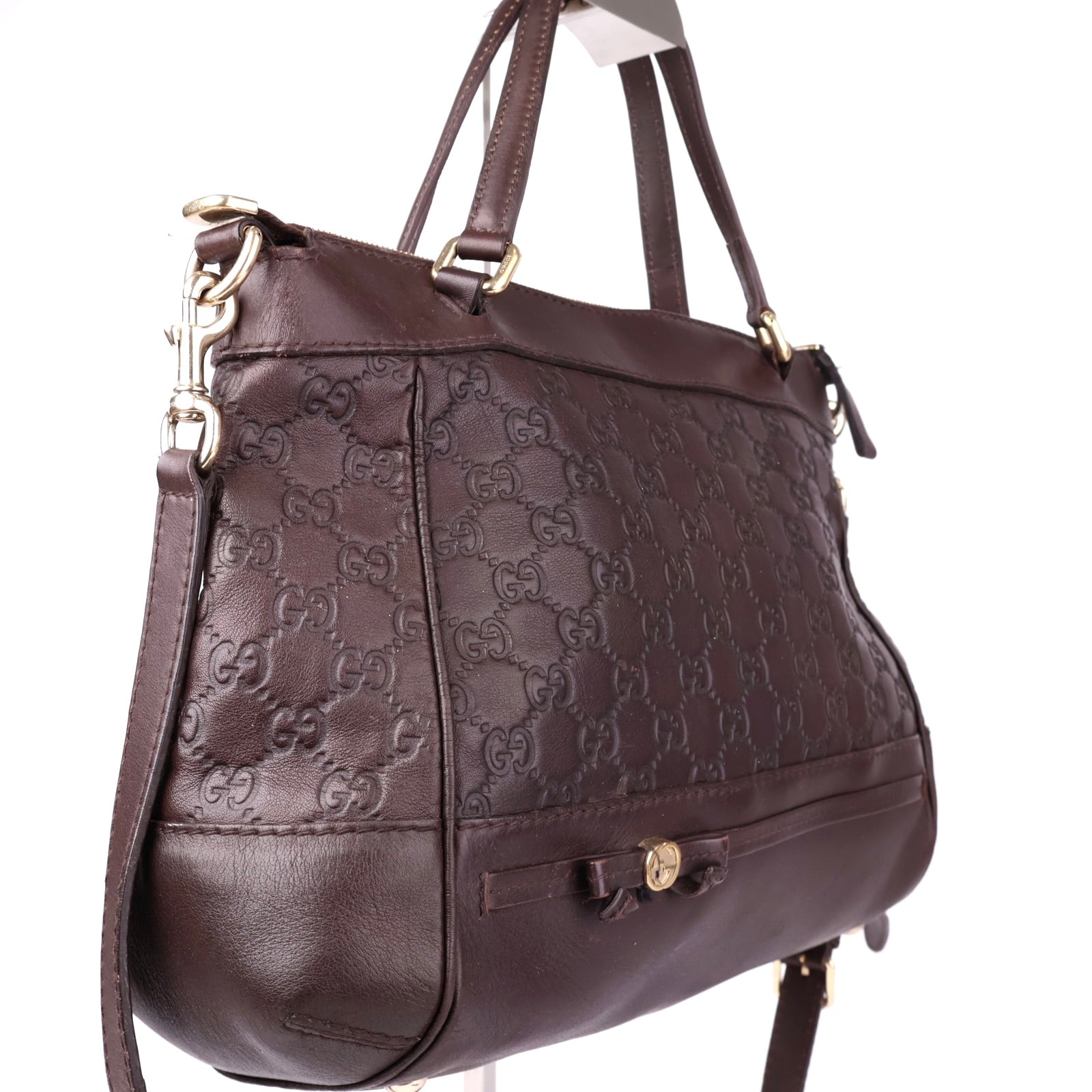 J1164 Gucci Mayfair Guccissima Leather Tote- Pre Owned