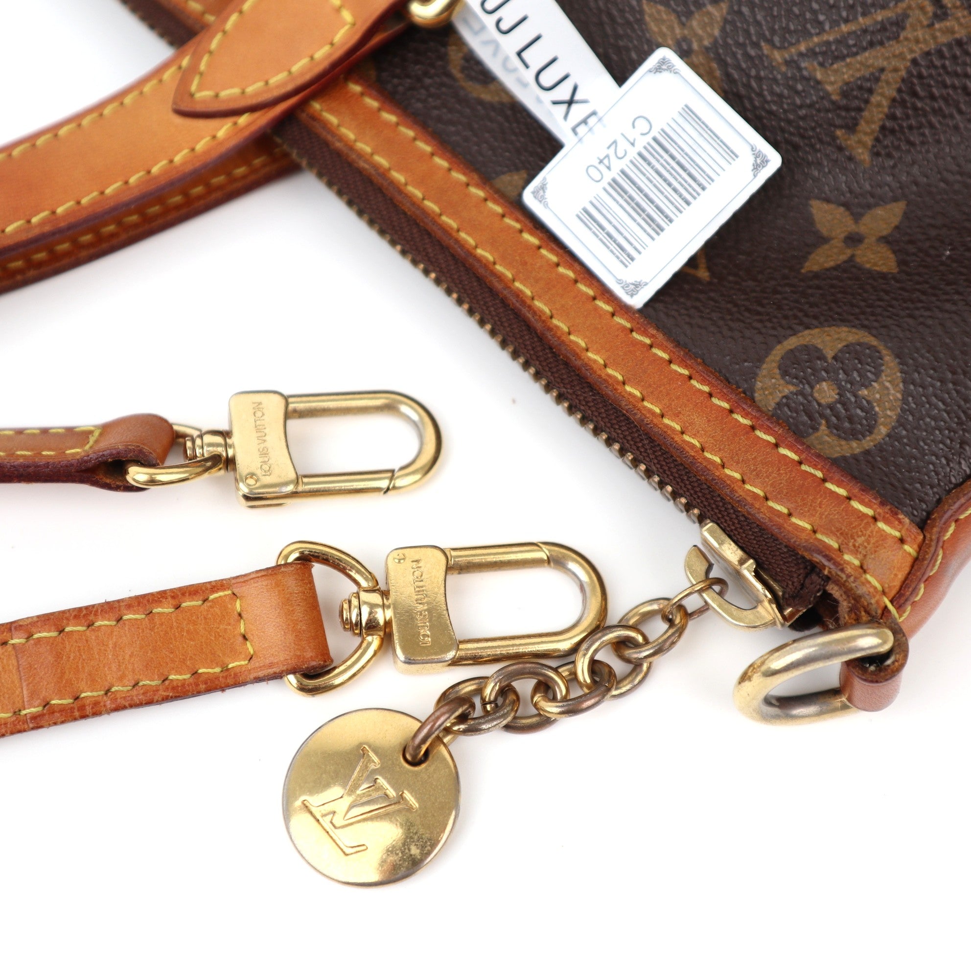 C1240 Louis Vuitton Brown Monogram Palermo PM -Pre Owned