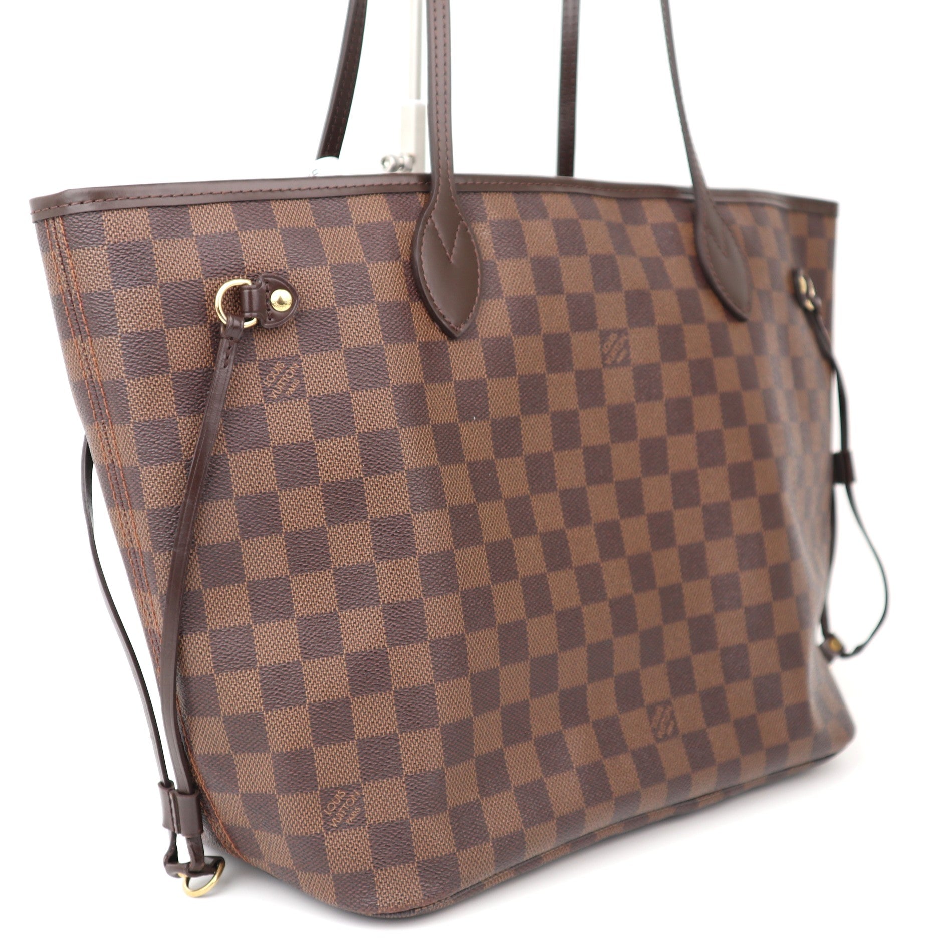 C1244 Louis Vuitton Neverfull MM in Damier Ebene Canvas-Pre Owned
