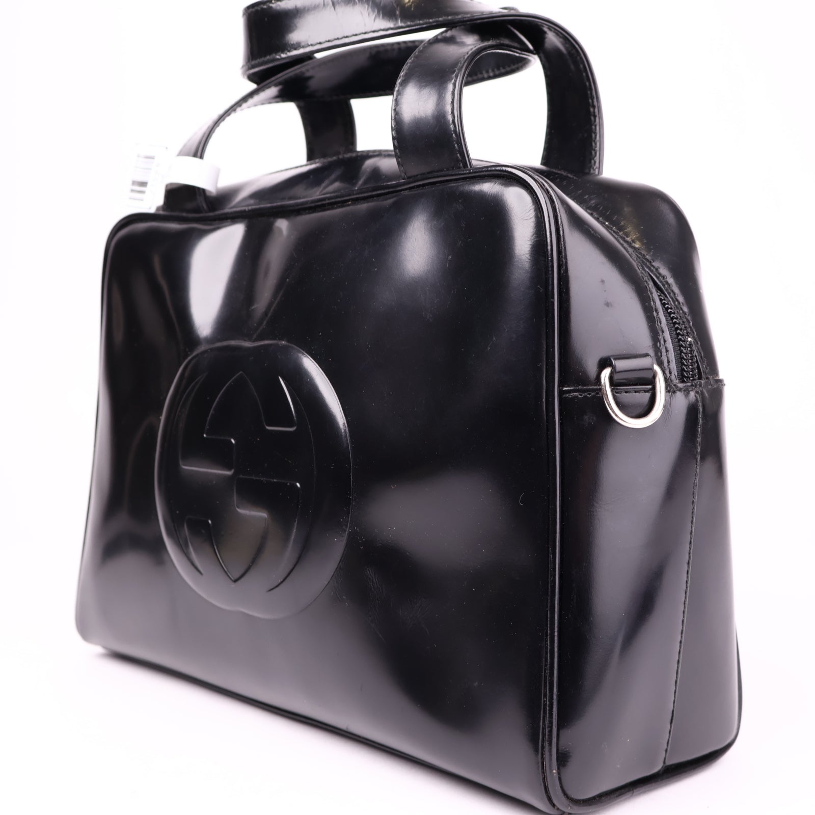 J1038 Gucci Leather Exterior Duffle Bags- Pre Owned