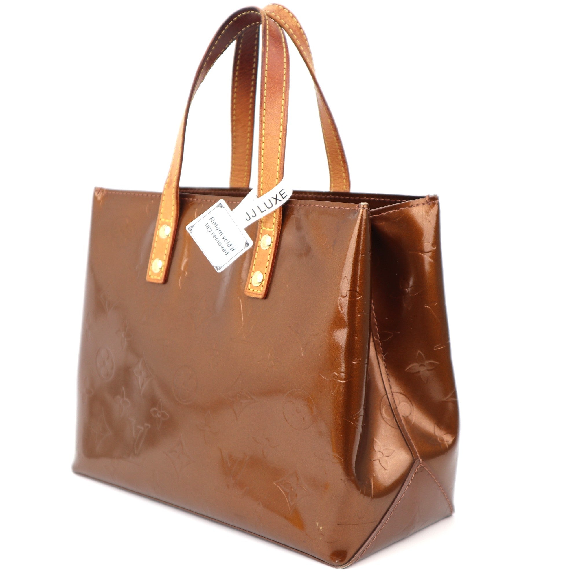 C1245 Louis Vuitton Reade PM Monogram Vernis Tote-Pre Owned