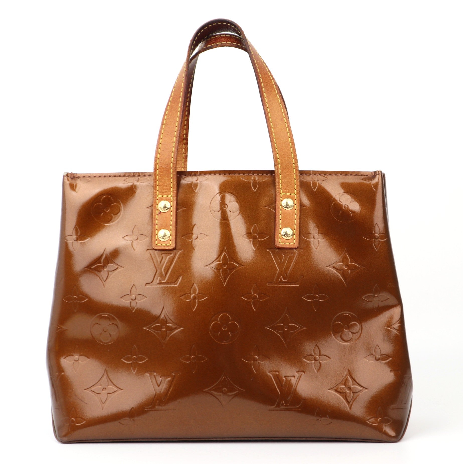 C1245 Louis Vuitton Reade PM Monogram Vernis Tote-Pre Owned