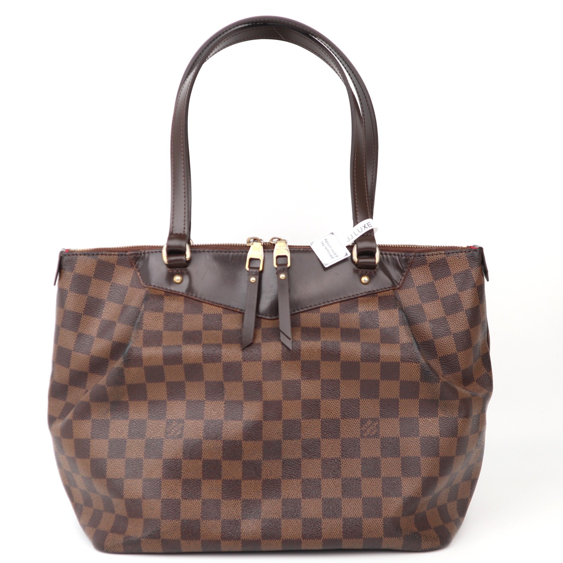 C1246 Louis Vuitton Damier Ebene Canvas Westminster GM Bag -Pre Owned
