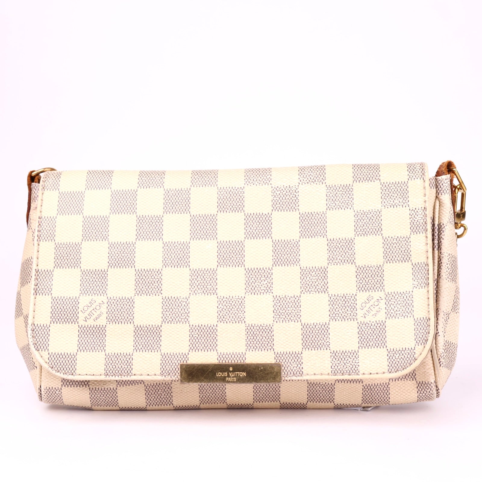 J1029 Louis Vuitton Damier Azur Pochette- Pre Owned