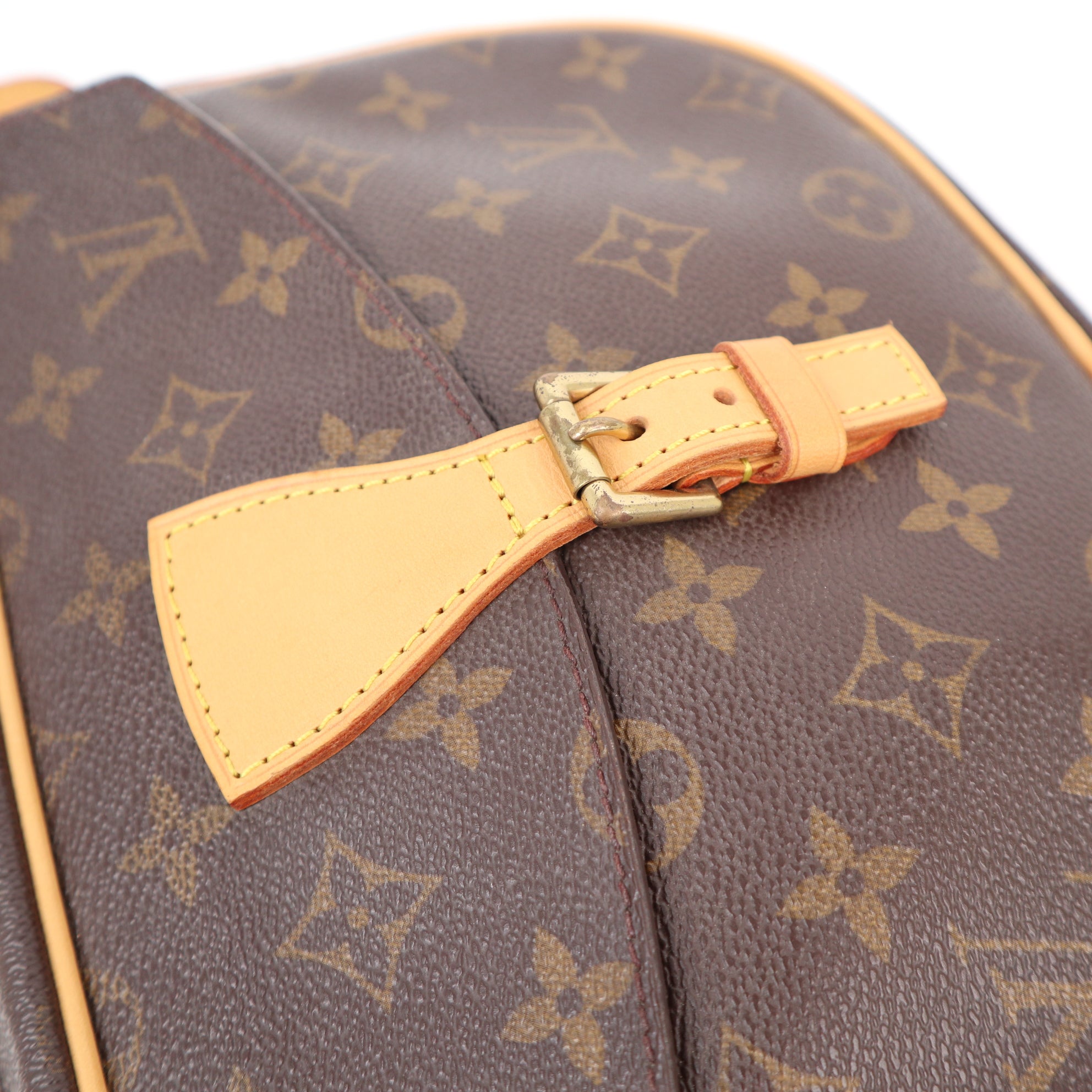 C1254R Louis Vuitton Monogram Canvas Jeune Fille MM Shoulder Bag-Pre Owned