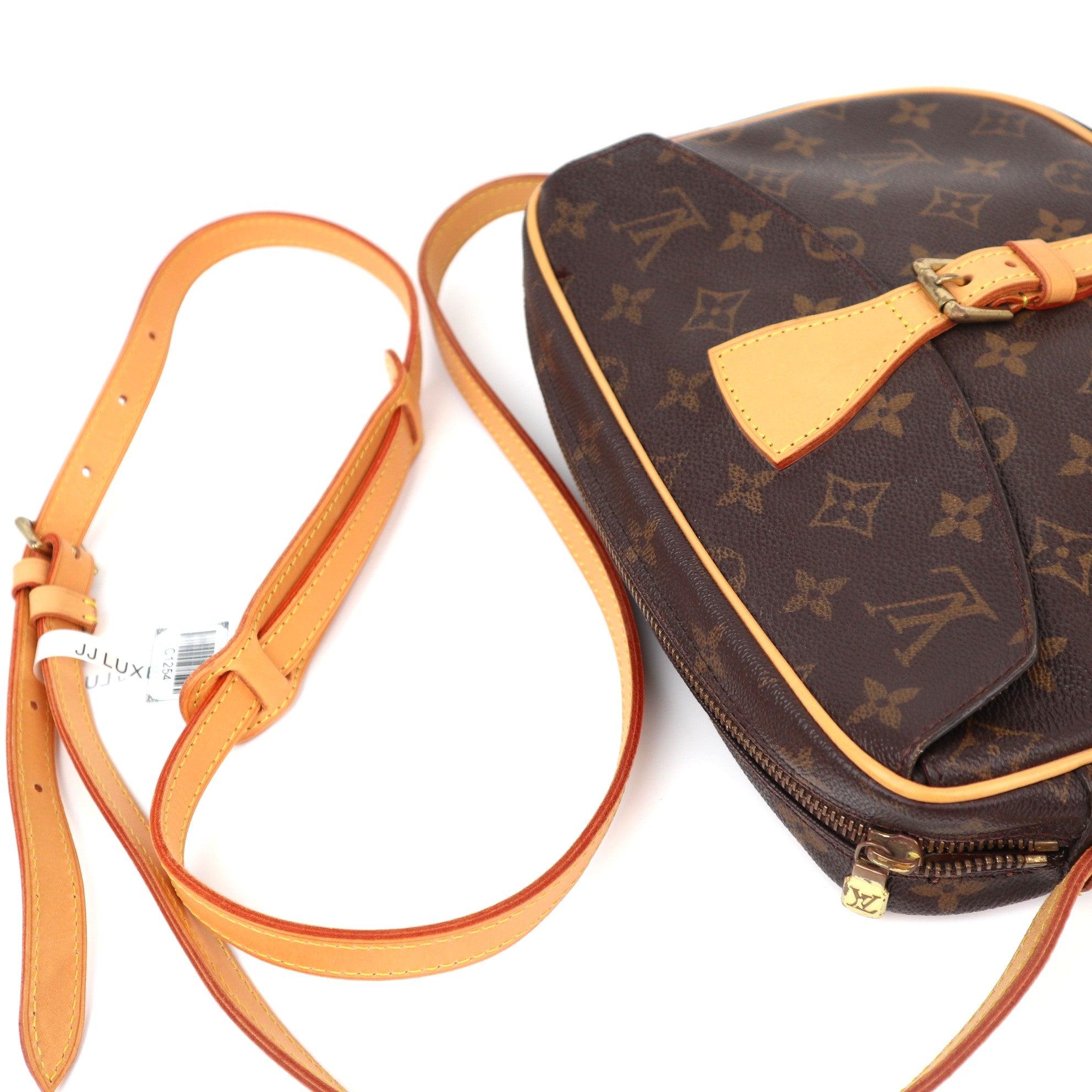 C1254R Louis Vuitton Monogram Canvas Jeune Fille MM Shoulder Bag-Pre Owned