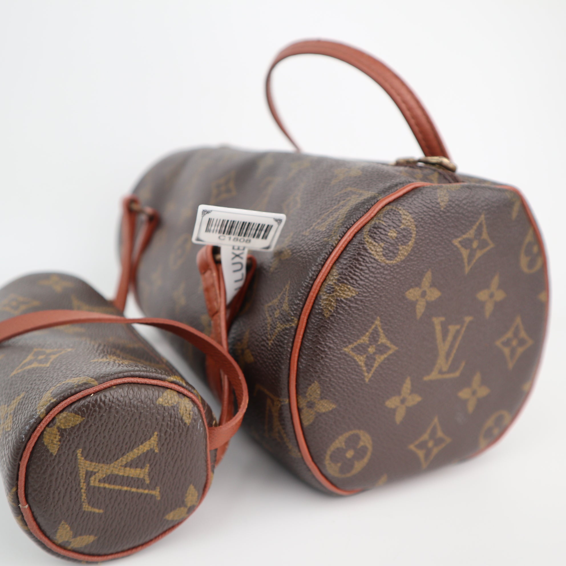 Louis Vuitton Monogram Canvas Papillon 26 Shoulder Bag C1808R | Pre-Owned Very Good Brown Monogram Canvas
