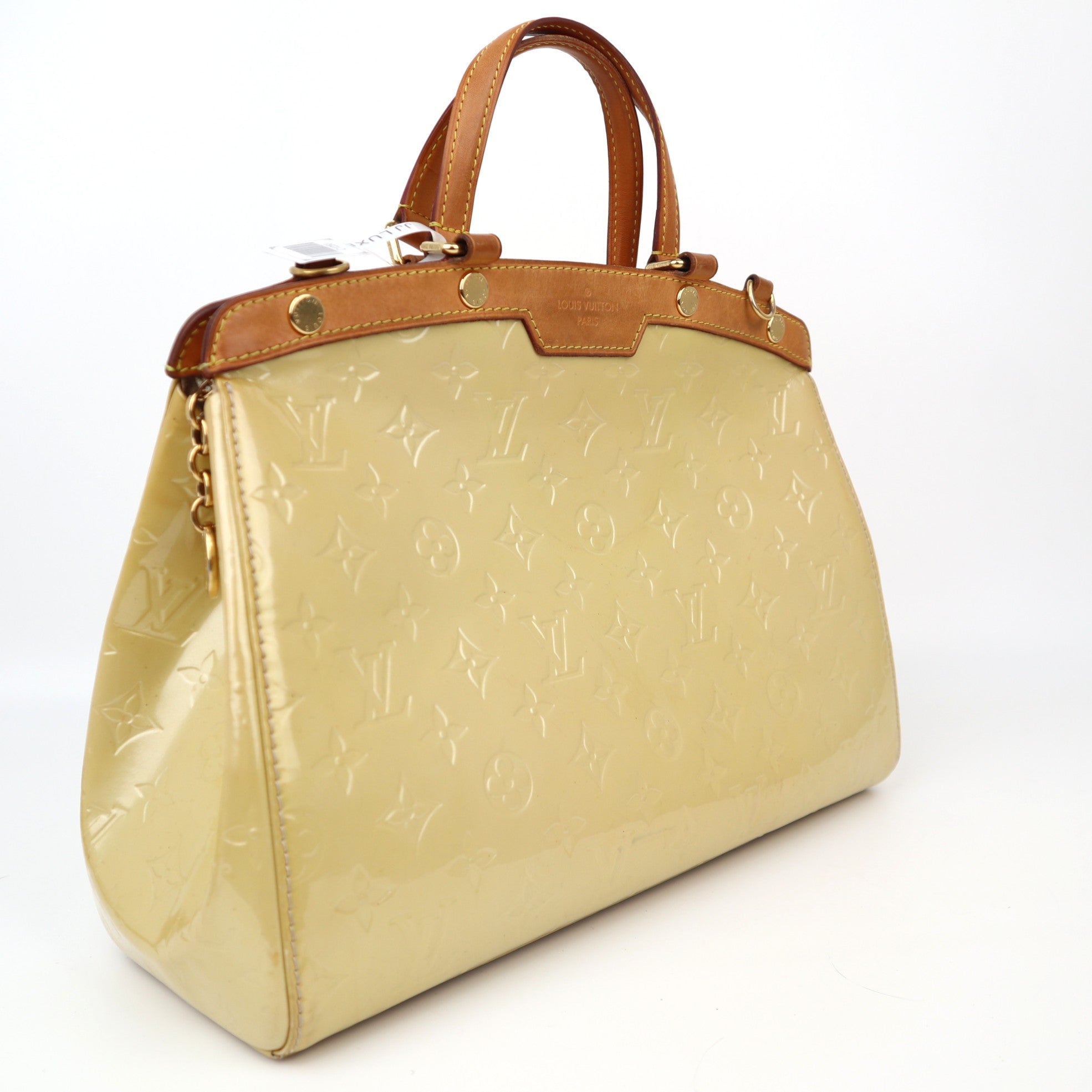 C1258 Louis Vuitton Monogram Vernis Brea MM-Pre Owned