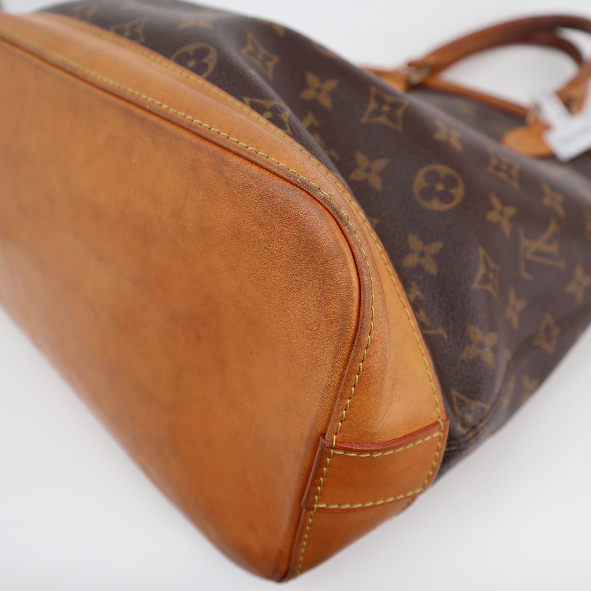 Louis Vuitton Monogram Canvas Lockit Vertical Shoulder Bag C1813 | Pre-Owned Very Good Brown Monogram Canvas
