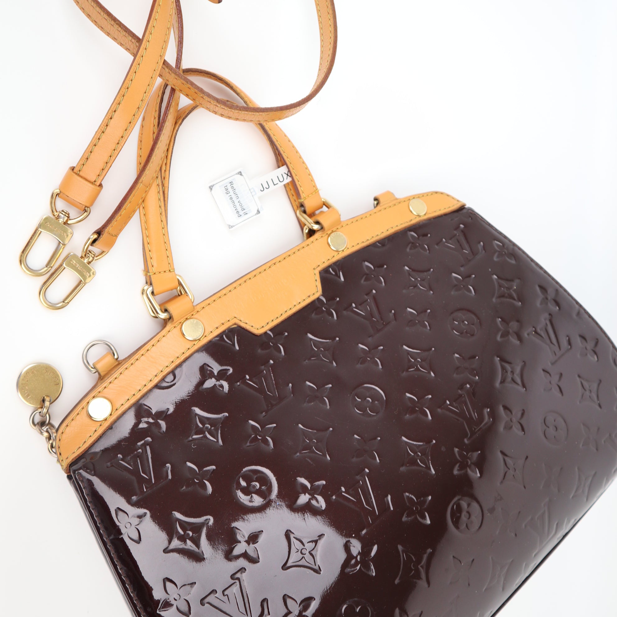 C1259 Louis Vuitton Monogram Vernis Brea MM-Pre Owned