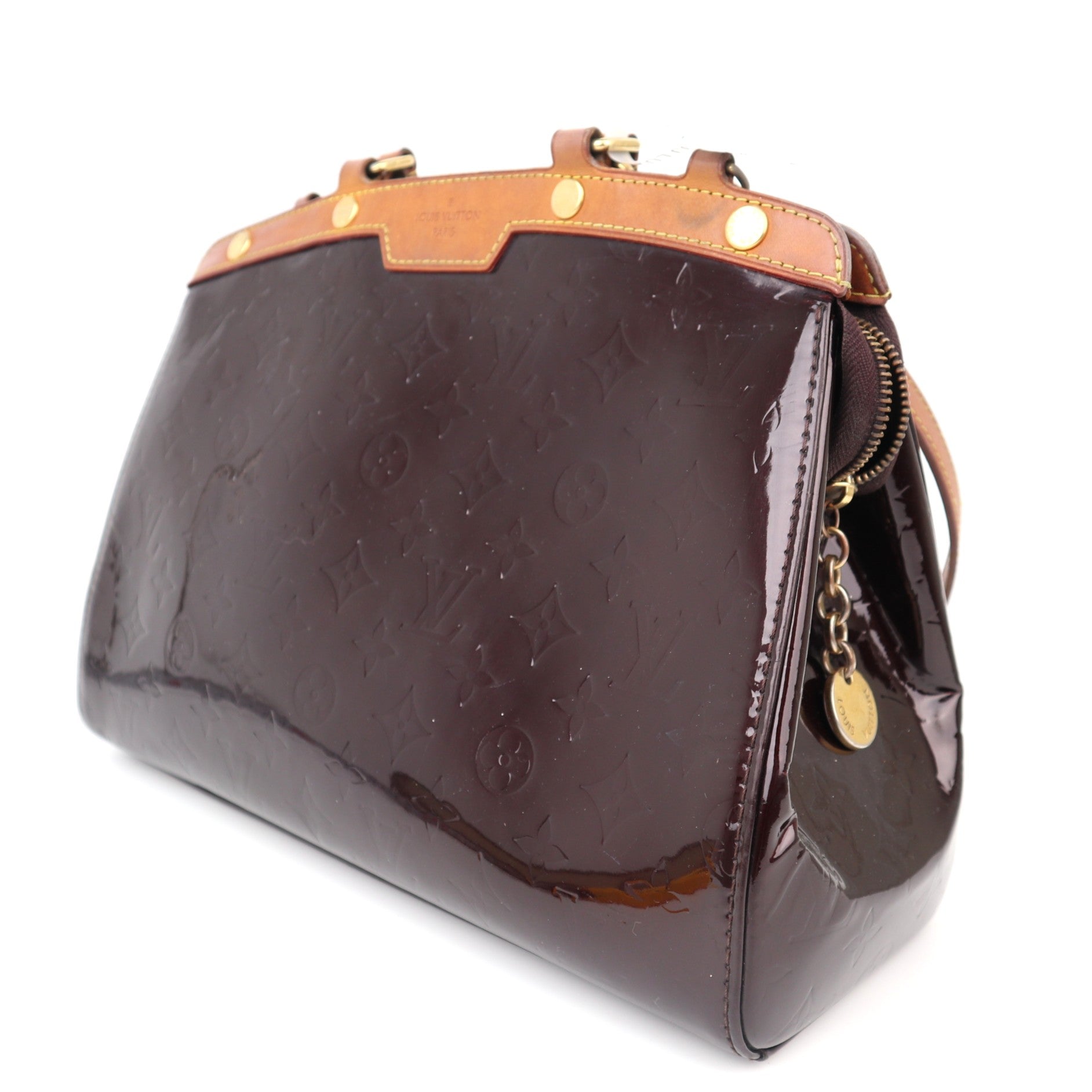 C1260 Louis Vuitton Monogram Vernis Brea MM-Pre Owned