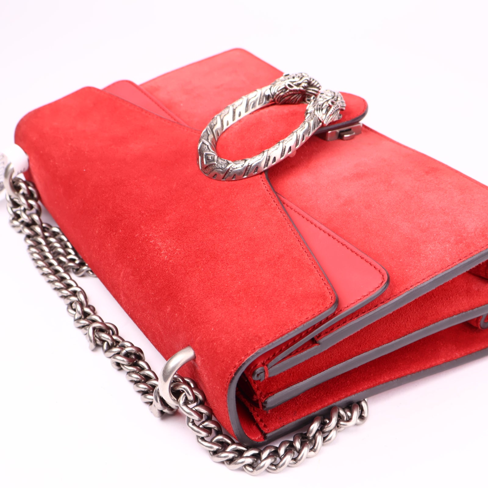 J1047 Gucci Small Suede Dionysus Shoulder Bag - Pre Owned