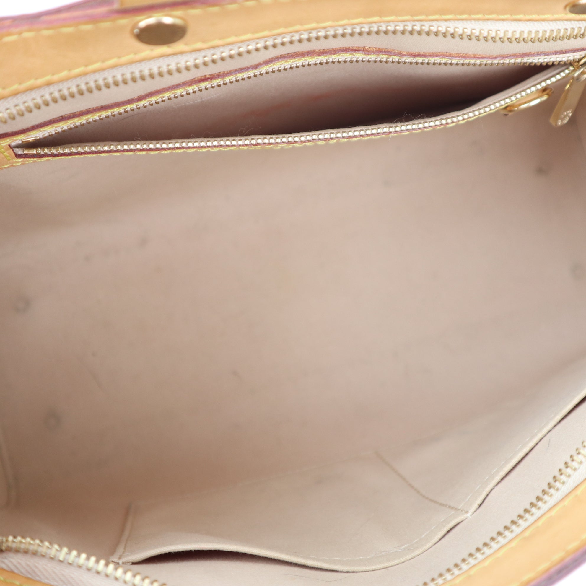 C1261 Louis Vuitton Monogram Vernis Brea MM Yellow-Pre Owned