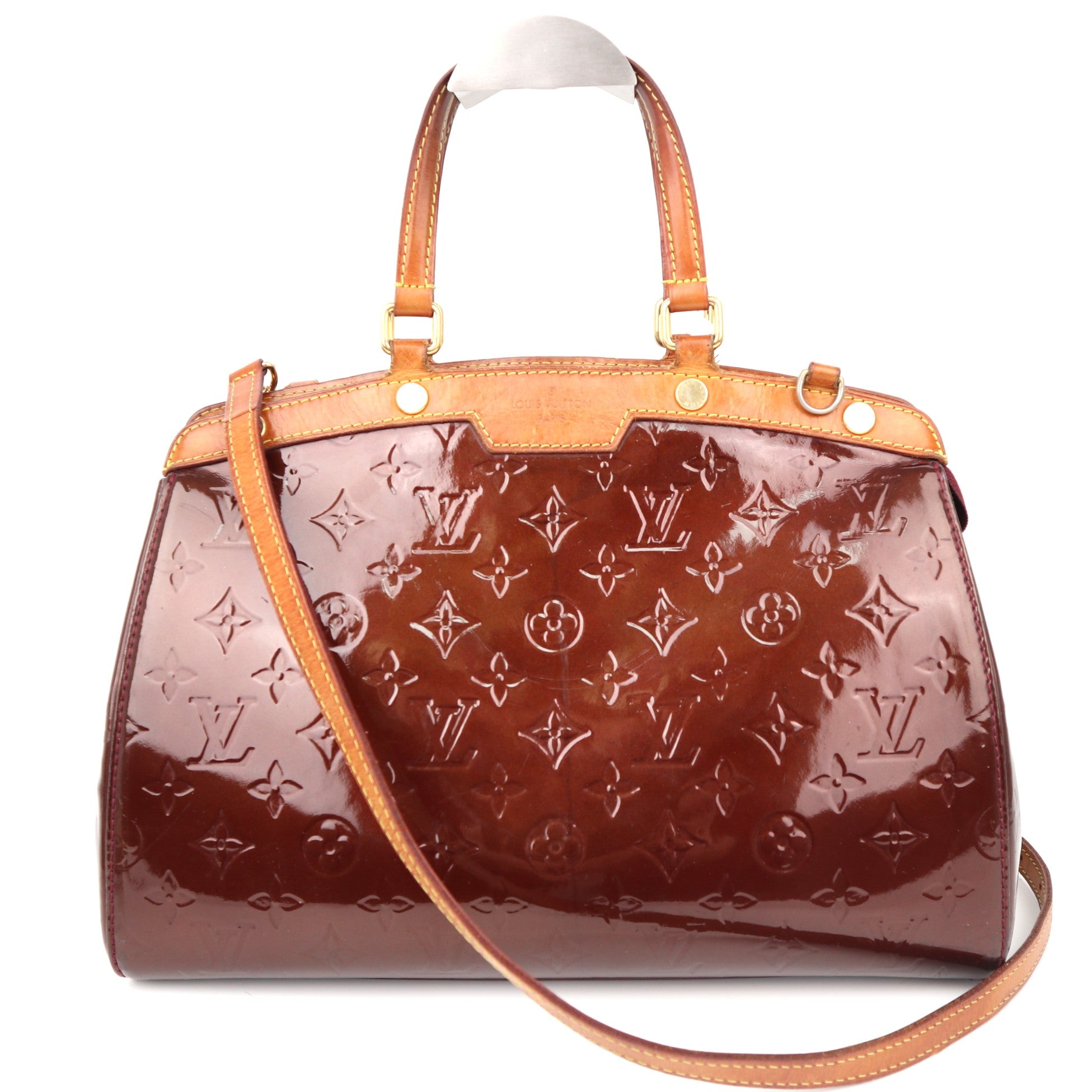 C1262 Louis Vuitton Monogram Vernis Brea MM-Pre Owned
