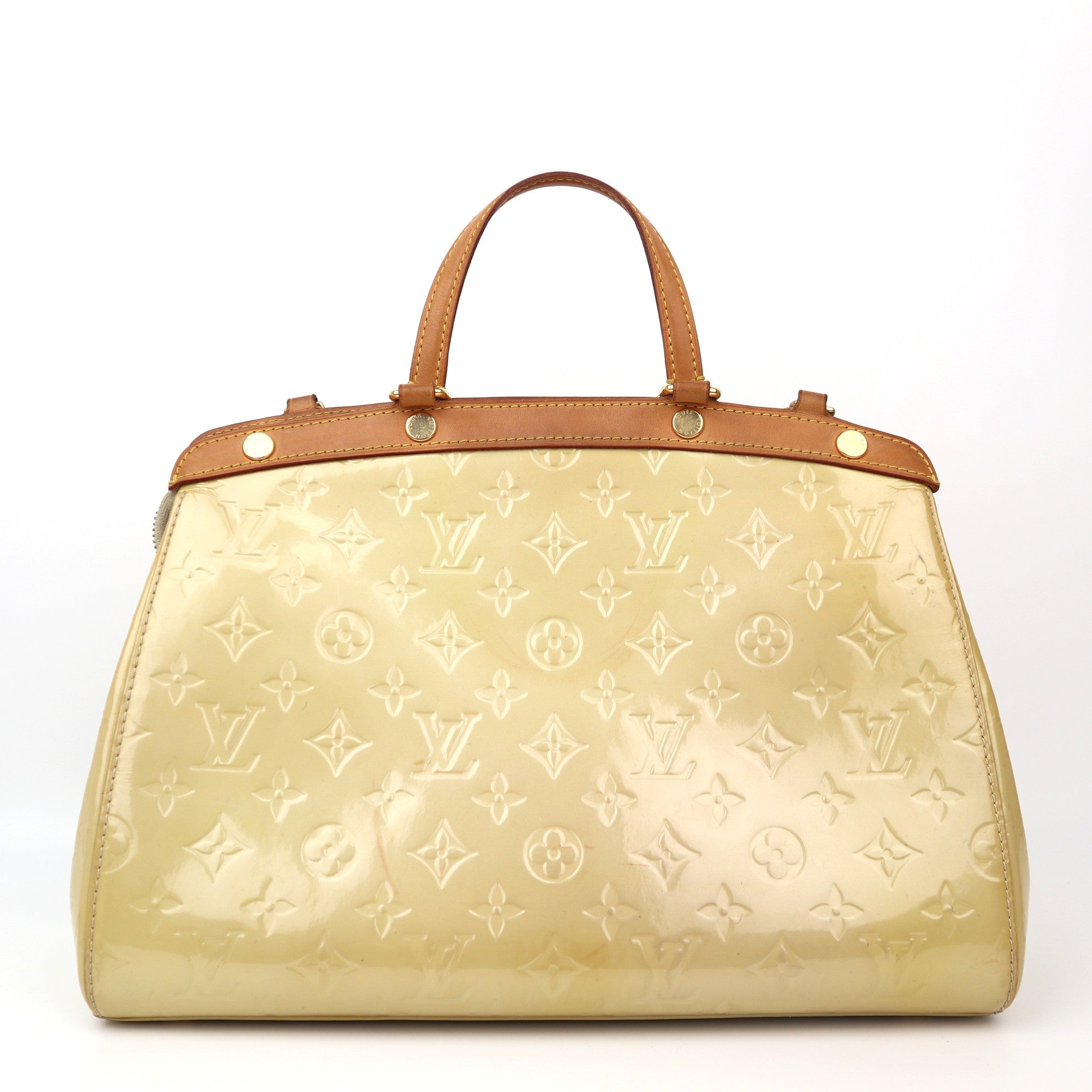 C1258 Louis Vuitton Monogram Vernis Brea MM-Pre Owned