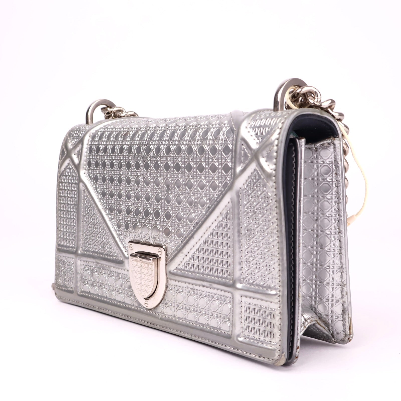 J3520 Christian Dior Micro Cannage Diorama Flap Bag- Pre Owned