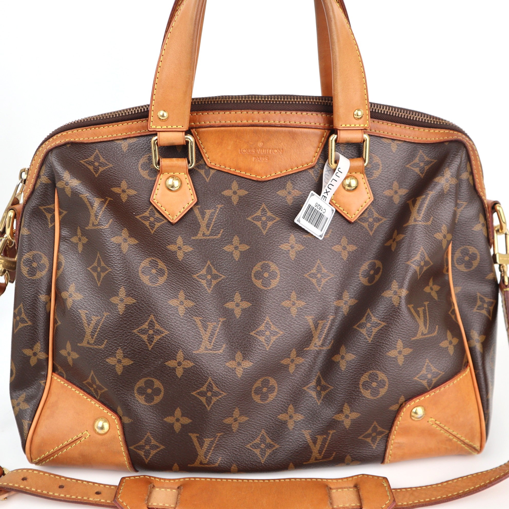 Louis Vuitton Monogram Canvas Retiro PM Shoulder Bag C1826 | Pre-Owned Very Good Brown Monogram Canvas