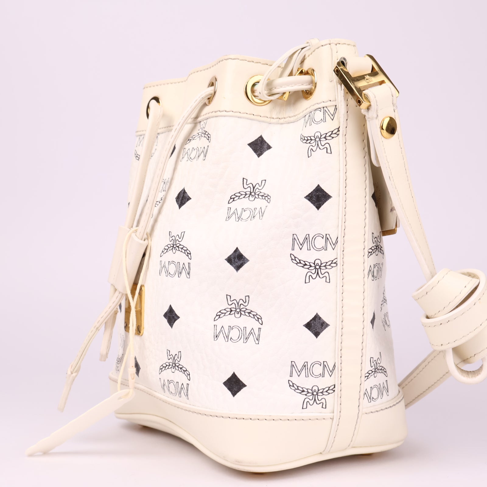 J3530 MCM Dessau Mini Bucket Bag- Pre Owned