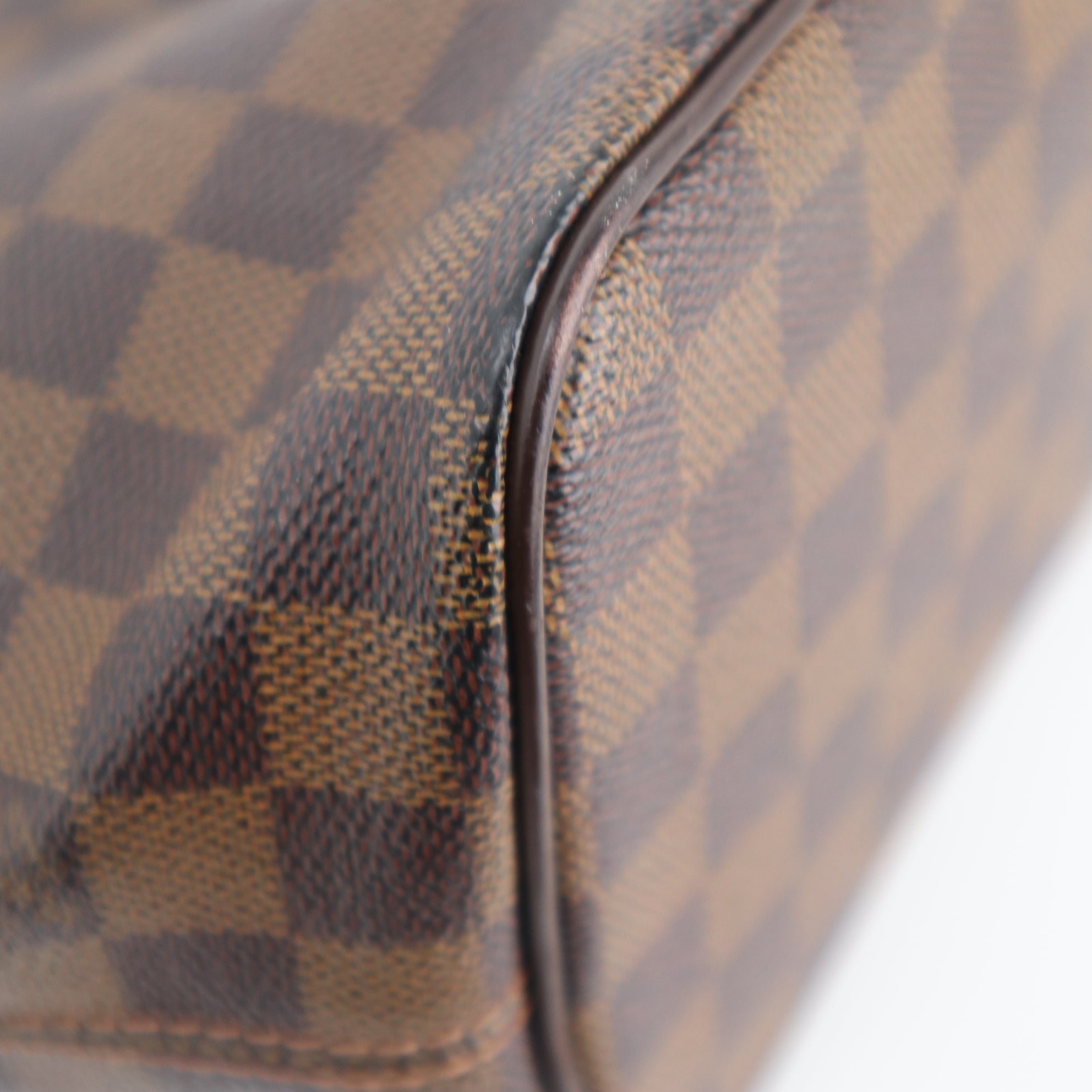 Louis Vuitton Damier Ebene Saleya PM Shoulder Bag C1836 | Pre-Owned Very Good Brown Damier Ebene Canvas