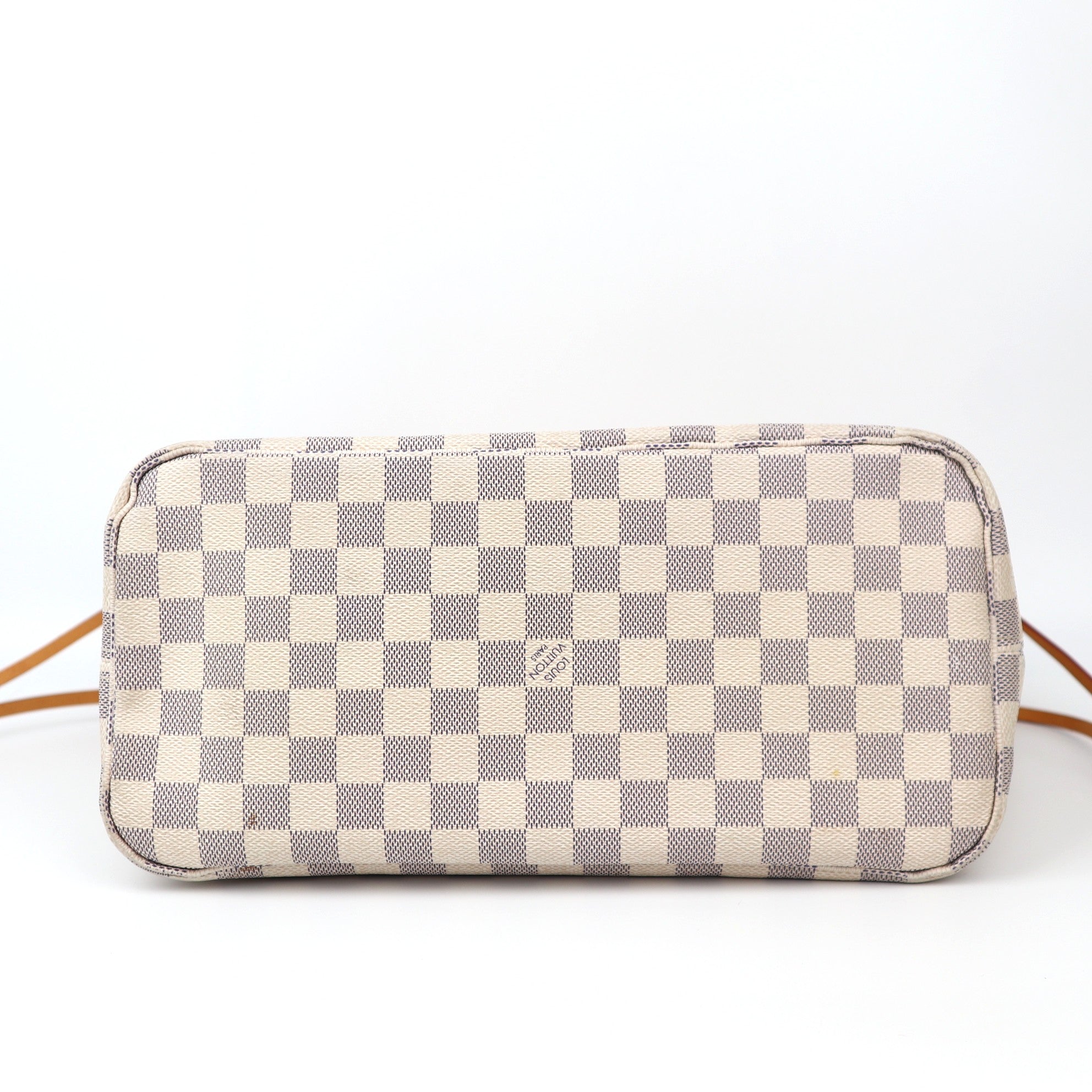 C1275R Louis Vuitton Neverfull Damier Azur Canvas MM Bag-Pre Owned