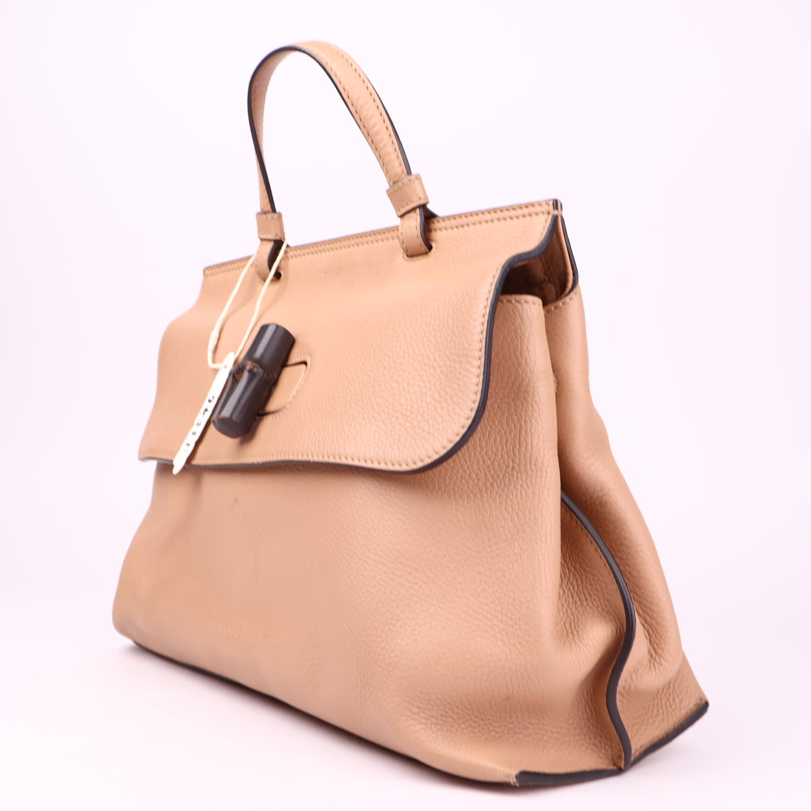 J3546 Gucci Bamboo Line Small Daily Satchel Bag- Pre Owned