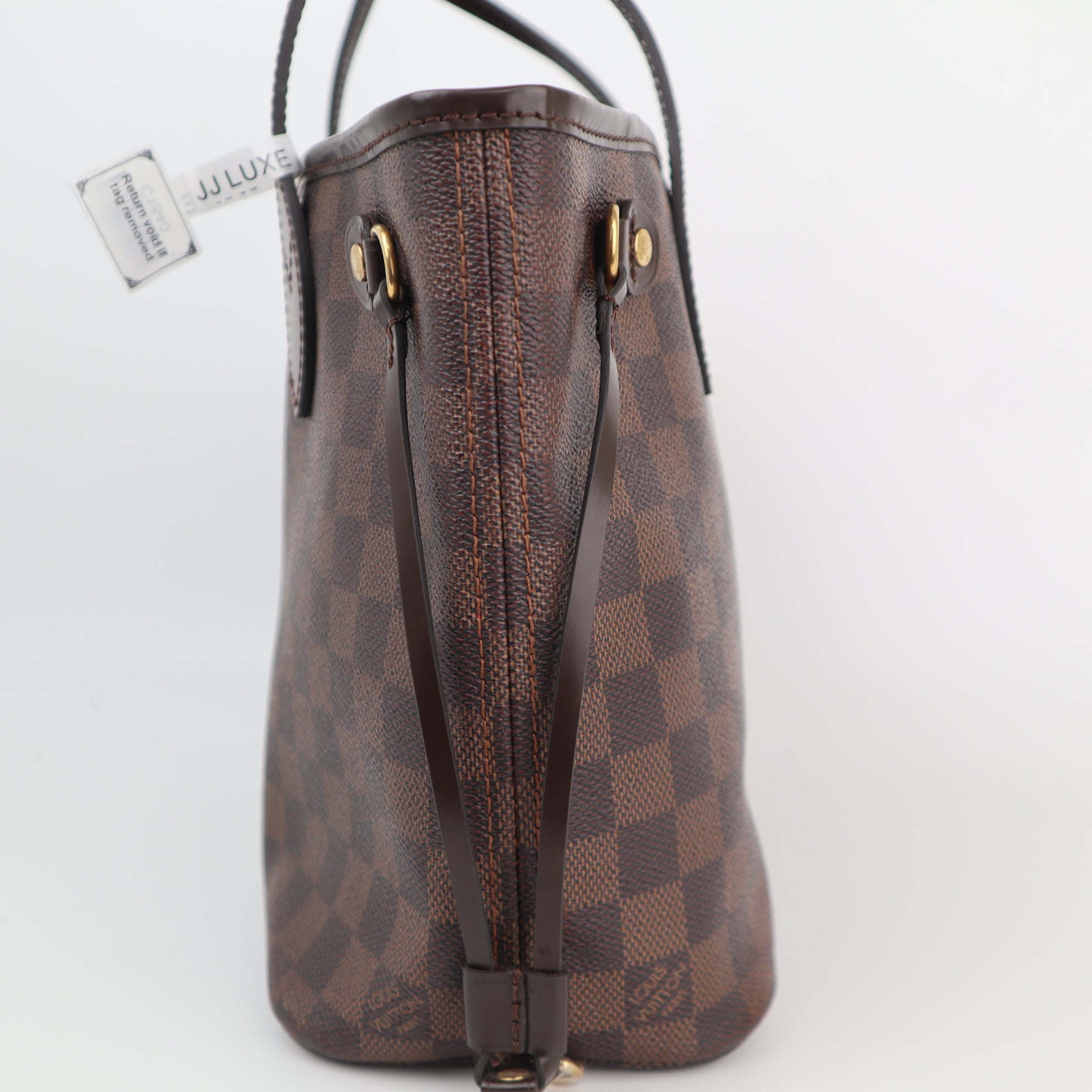 Louis Vuitton Damier Ebene Neverfull PM Shoulder Bag C1840R | Pre-Owned Excellent Brown Damier Ebene Canvas
