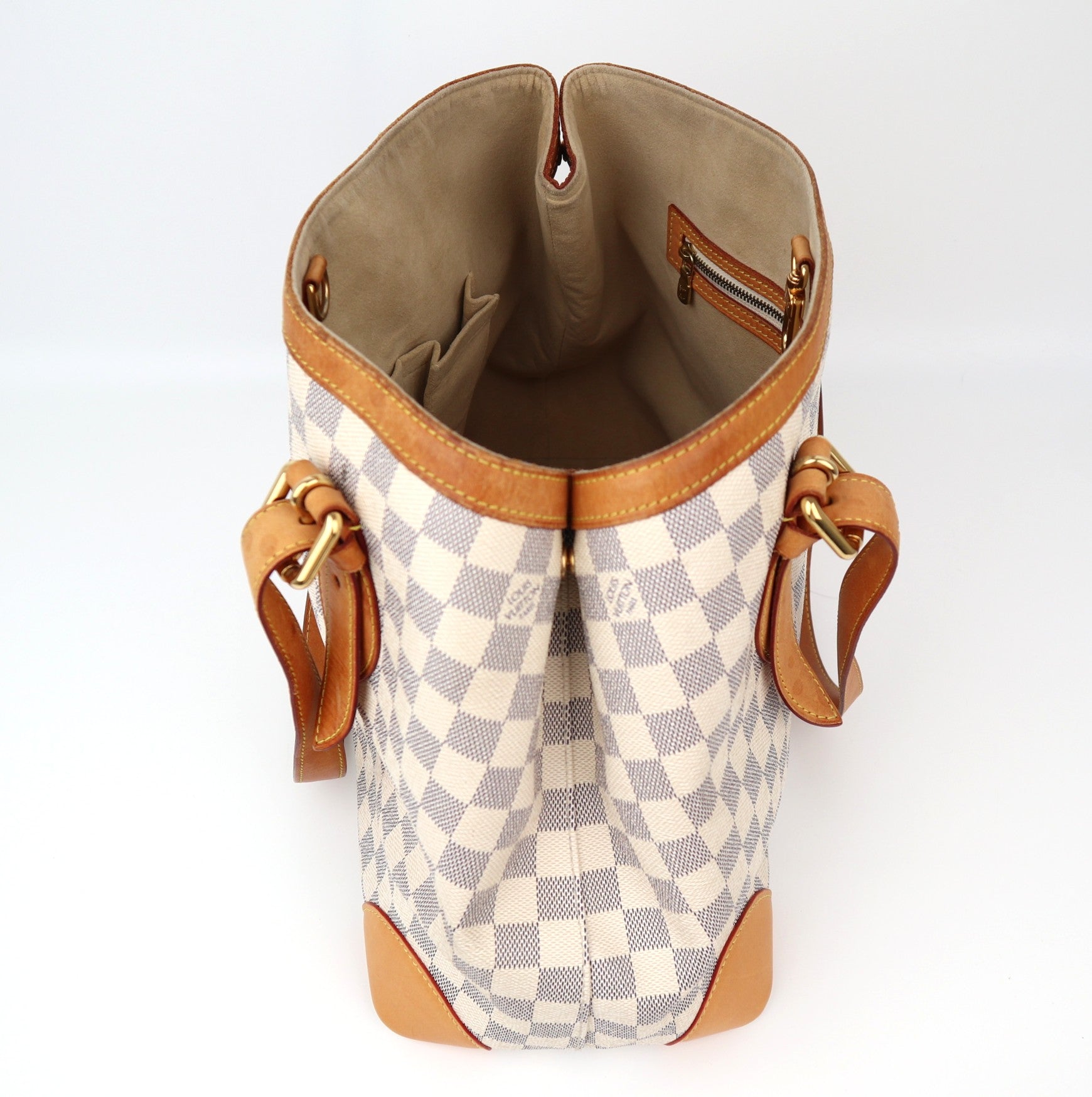 C1277 Louis Vuitton Damier Azur Hampstead MM-Pre Owned
