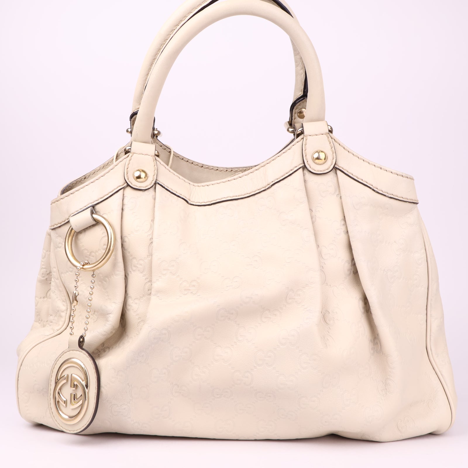 J3538 Gucci Guccissima Medium Sukey Tote- Pre Owned