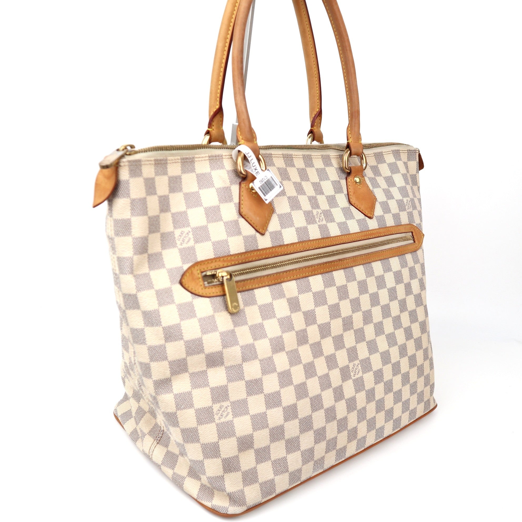 C1282 Louis Vuitton Damier Azur Canvas Saleya GM-Pre Owned