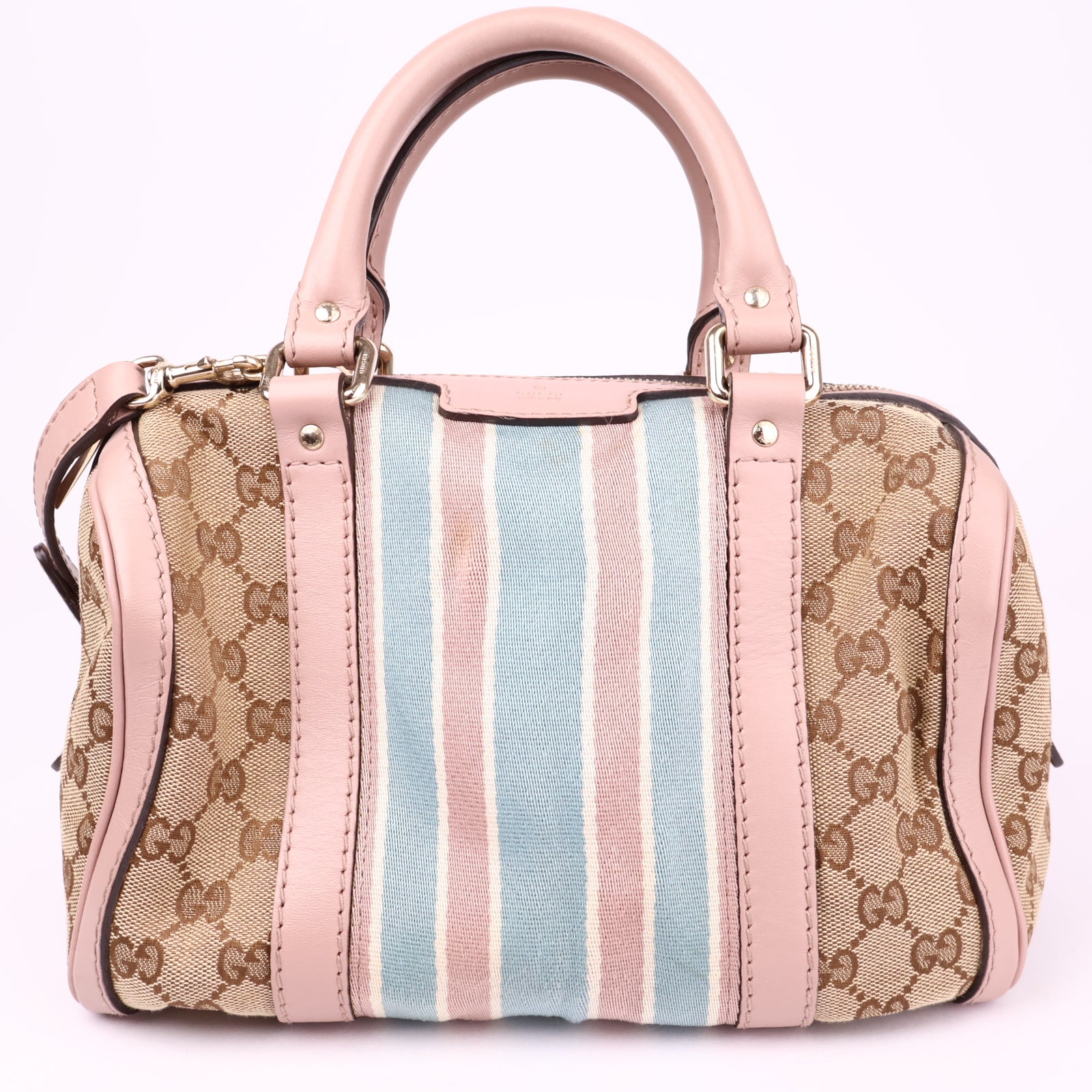 J3549 GUCCI GG Canvas Sherry Line Hand Bag- Pre Owned