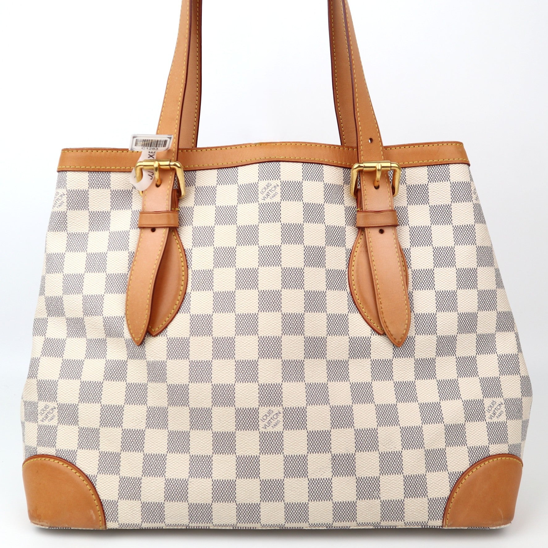 C1283 Louis Vuitton Damier Azur Hampstead MM-Pre Owned