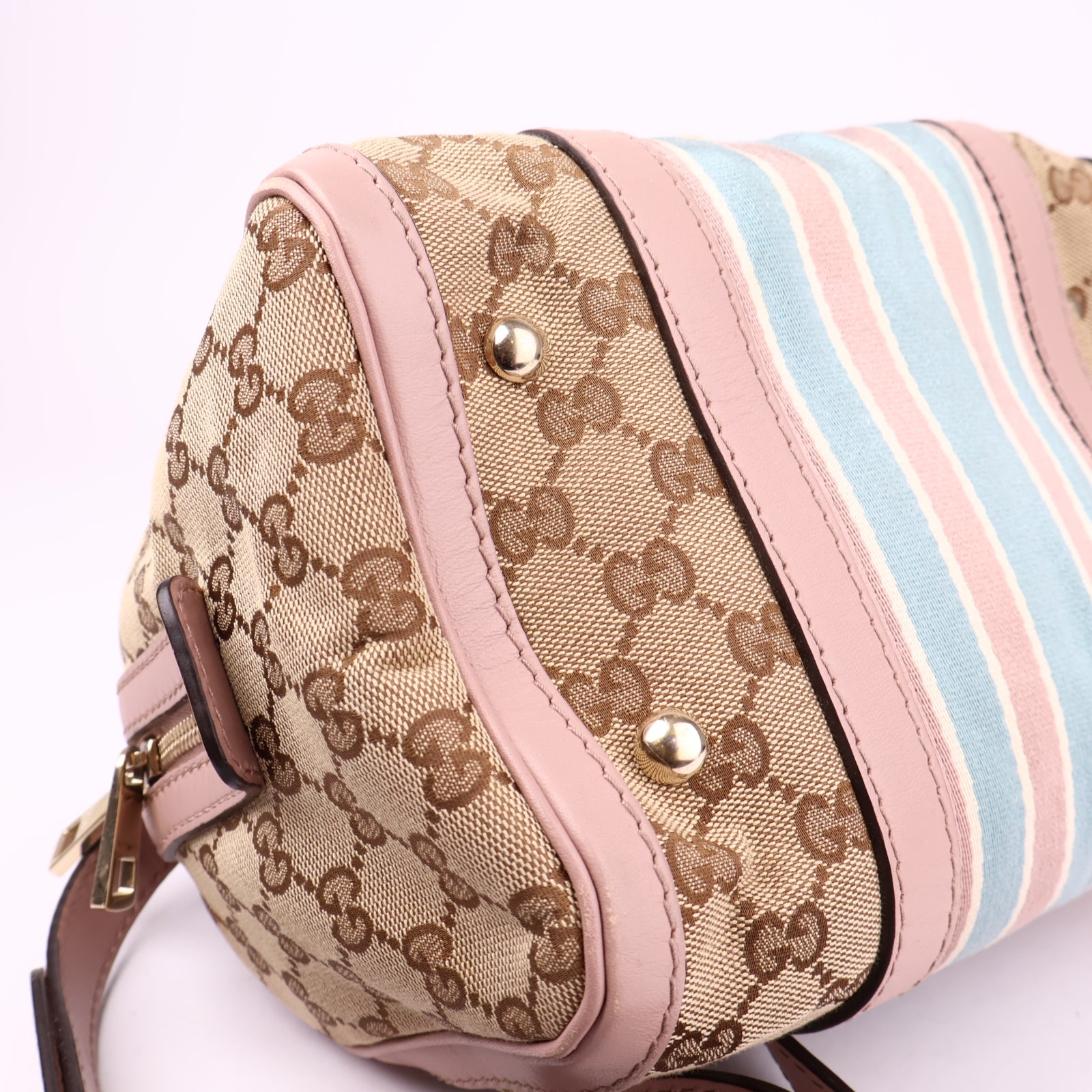 J3549 GUCCI GG Canvas Sherry Line Hand Bag- Pre Owned