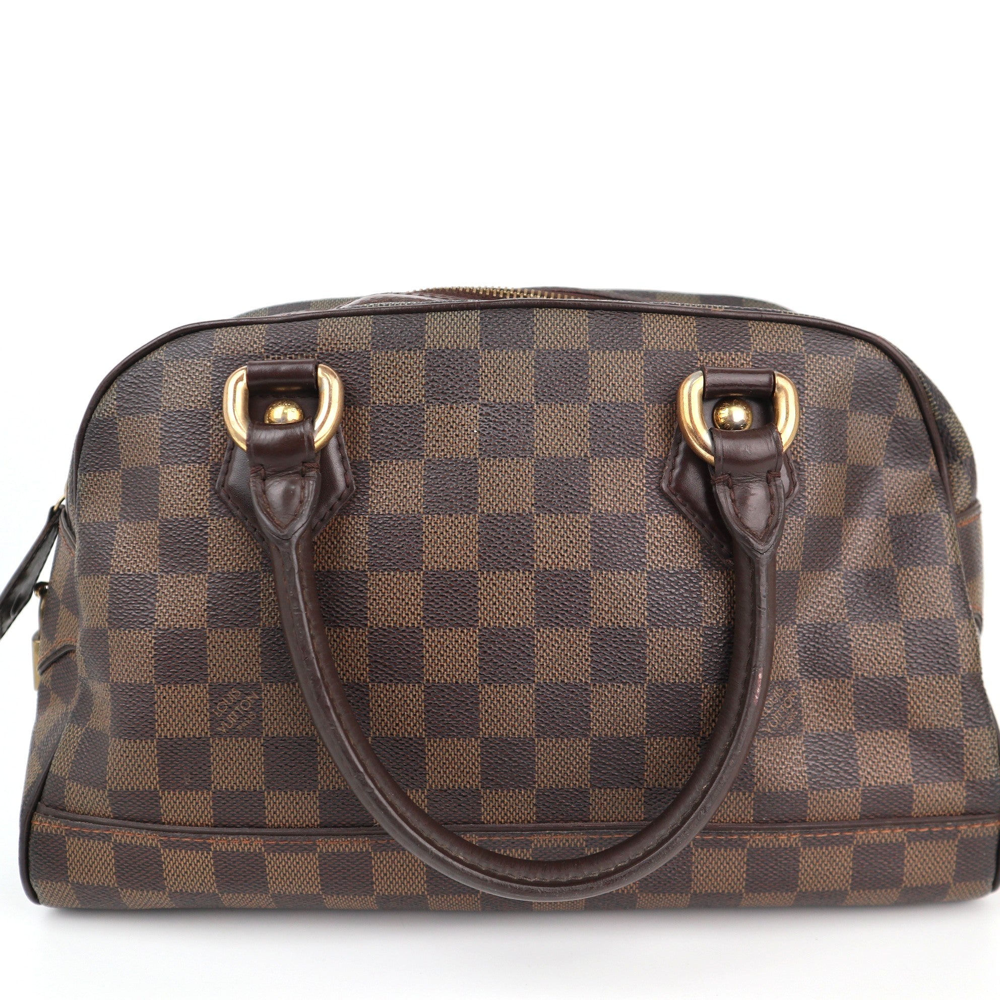 Louis Vuitton Damier Ebene Duomo Shoulder Bag C1852 | Pre-Owned Good Brown Damier Ebene Canvas