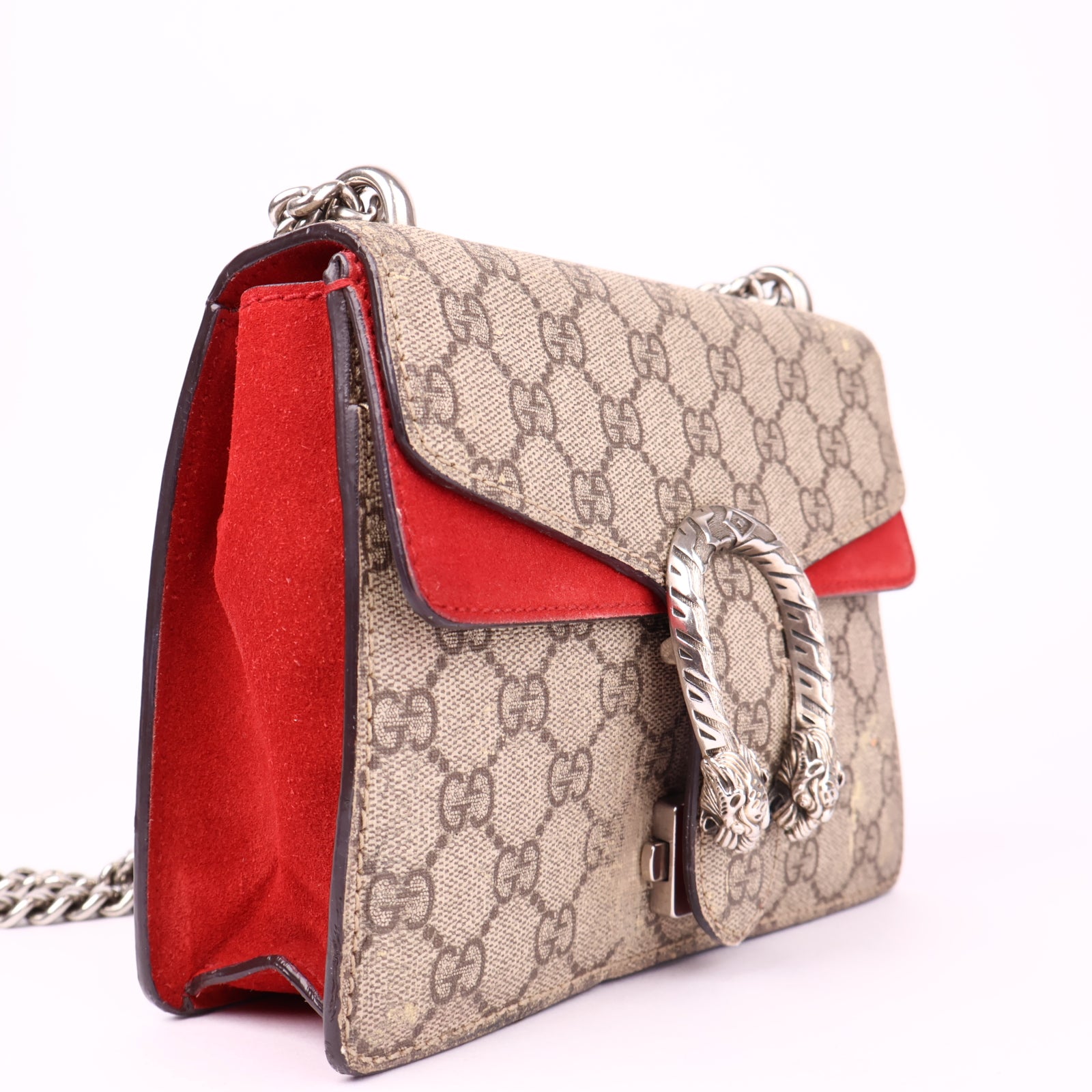 J3542 Gucci Dionysus GG Supreme Canvas Shoulder Bag- Pre Owned