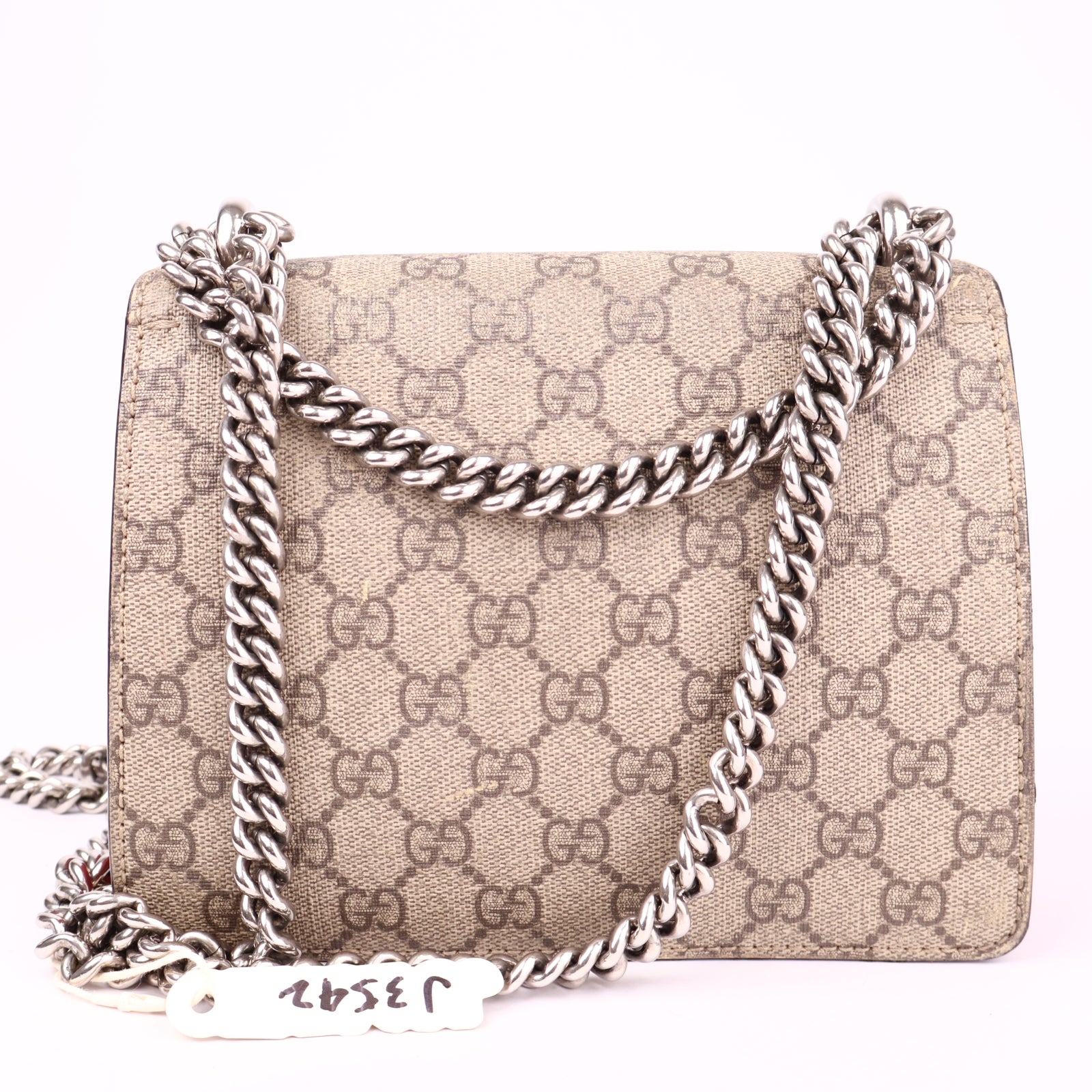 J3542 Gucci Dionysus GG Supreme Canvas Shoulder Bag- Pre Owned