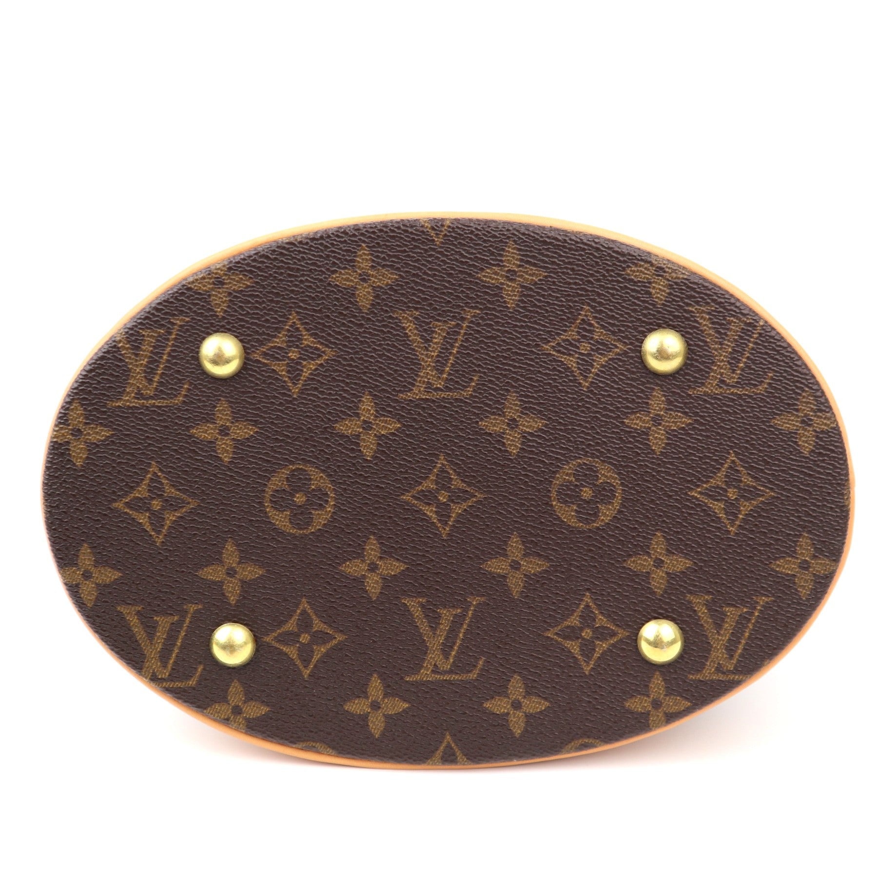 C1286R Louis Vuitton Monogram Canvas Petit Bucket Shoulder Bag-Pre Owned