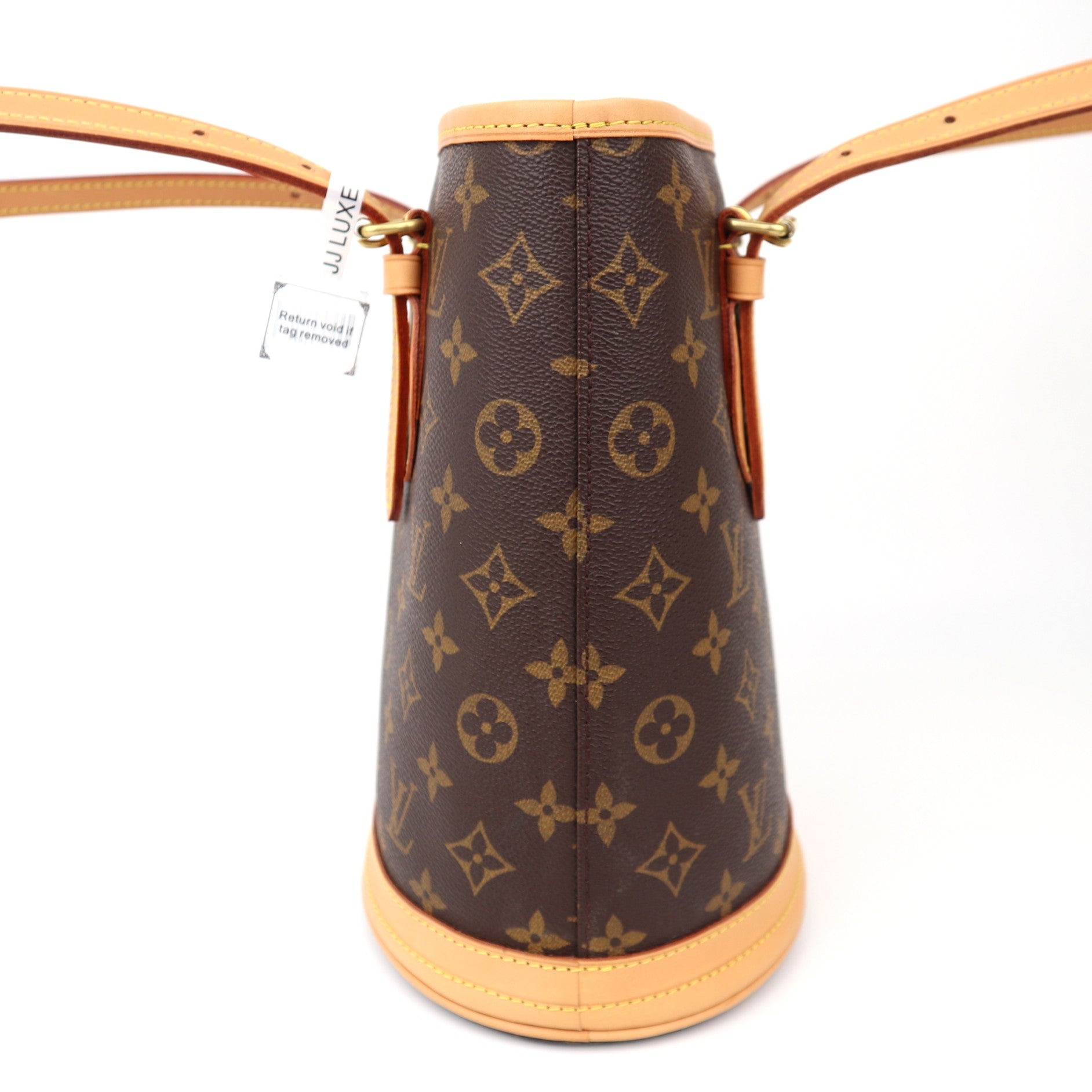 C1288R Louis Vuitton Monogram Canvas Petit Bucket Shoulder Bag-Pre Owned