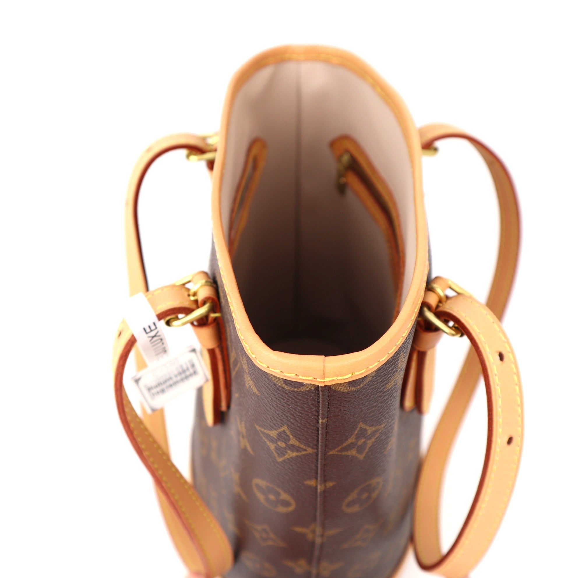 C1290R Louis Vuitton Monogram Canvas Petit Bucket Shoulder Bag-Pre Owned