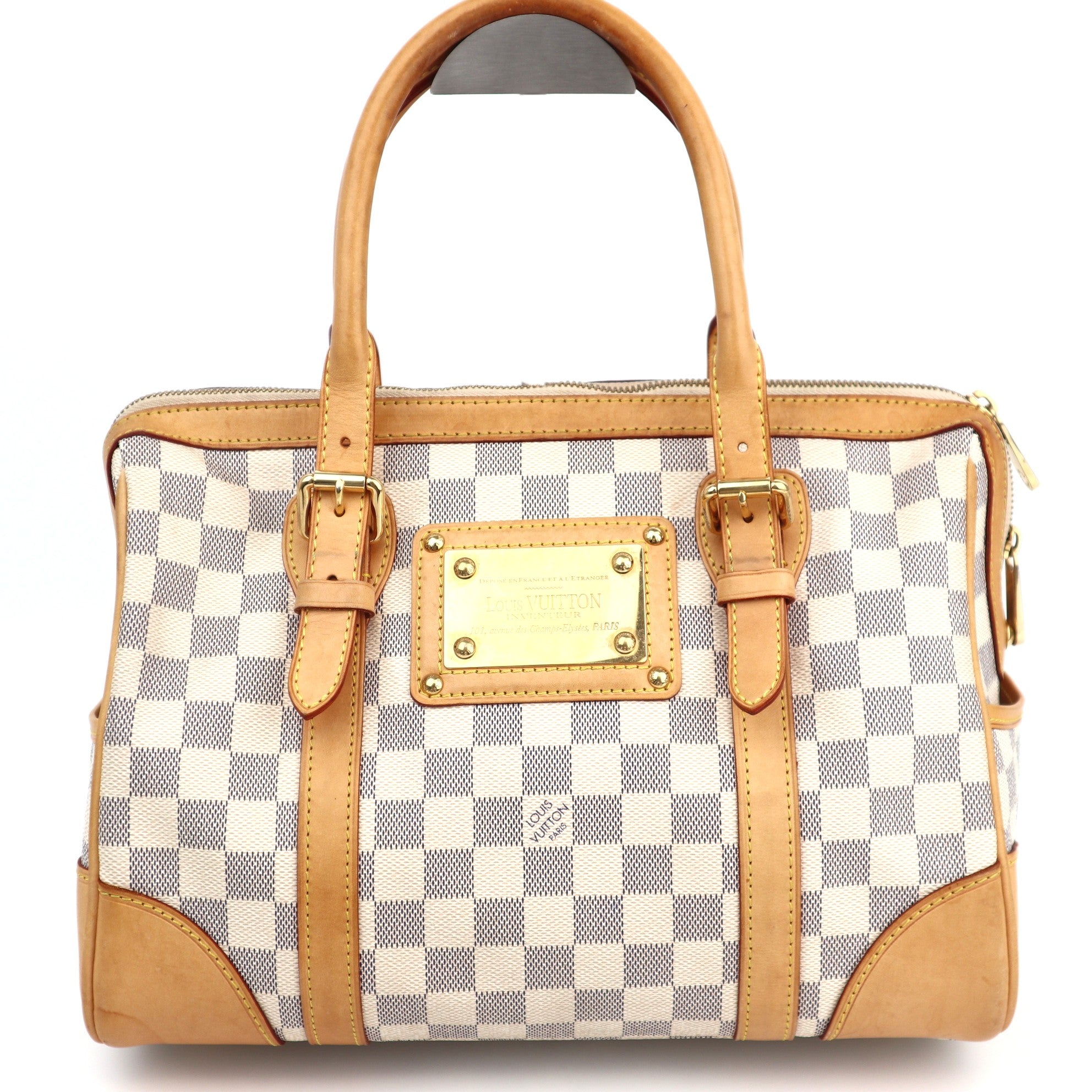 C1300 Louis Vuitton Damier Azur Canvas Berkeley Bag-Owned