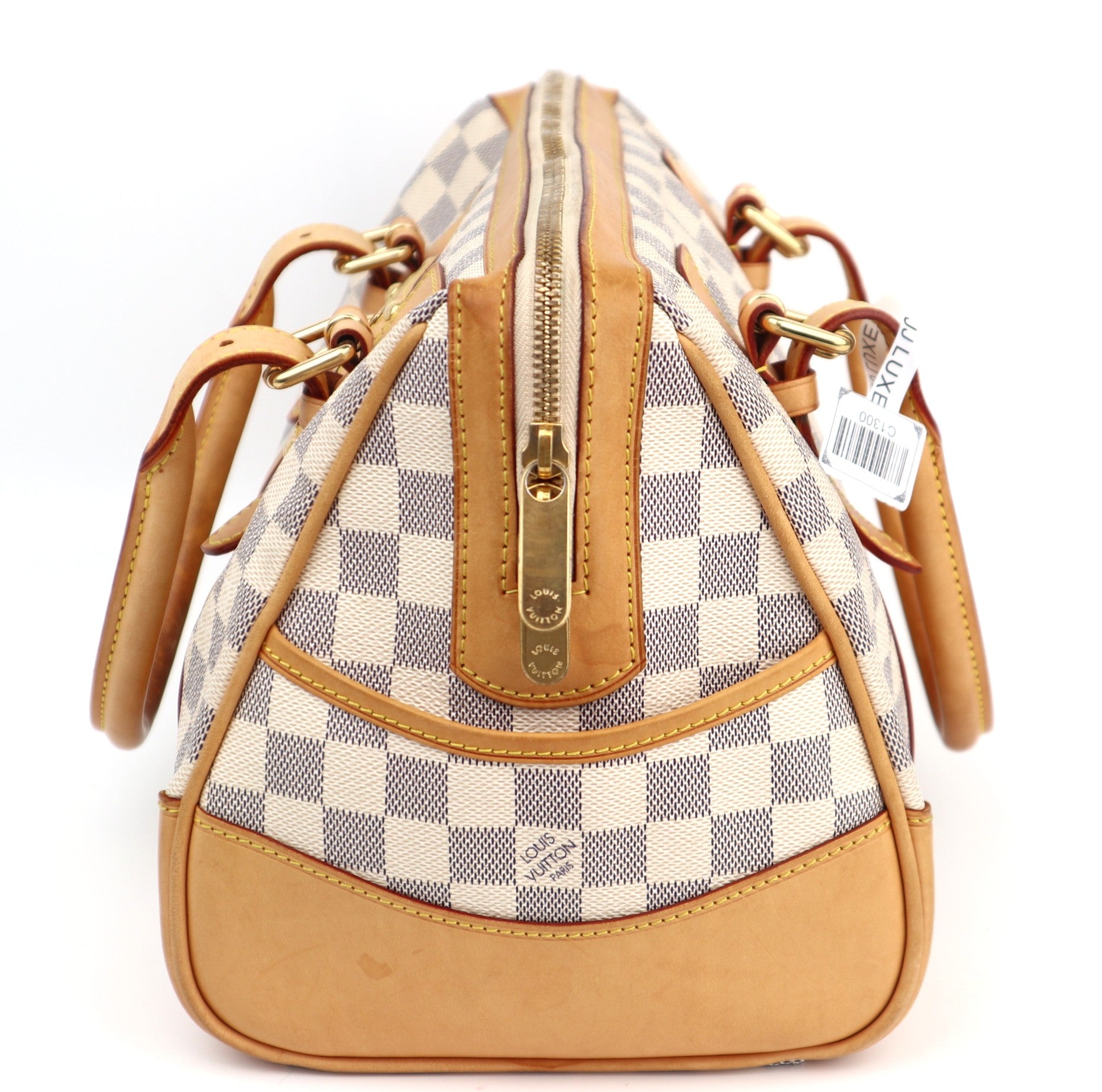 C1300 Louis Vuitton Damier Azur Canvas Berkeley Bag-Owned
