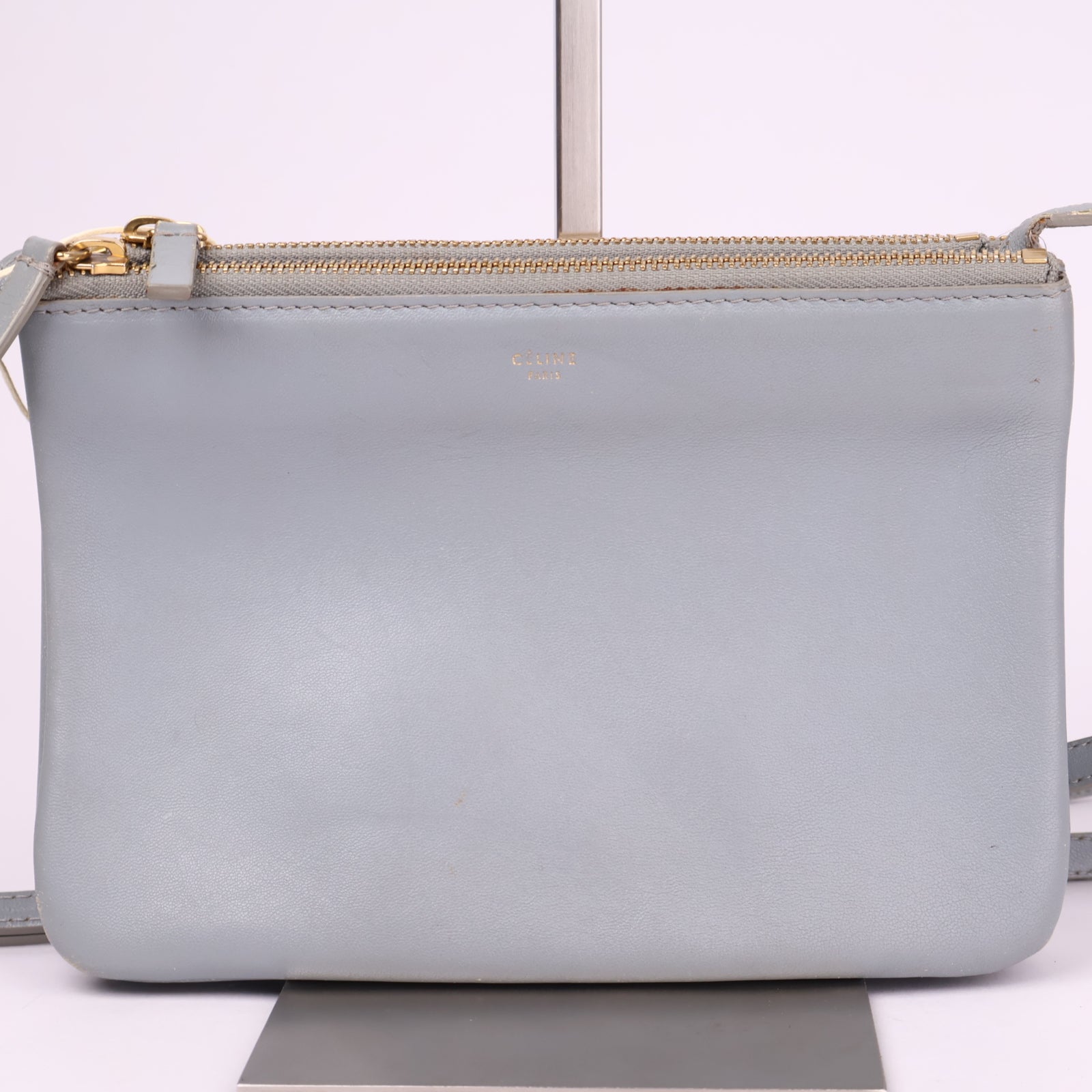 J3609 Céline Trio Small Grey Bag- Pre Owned