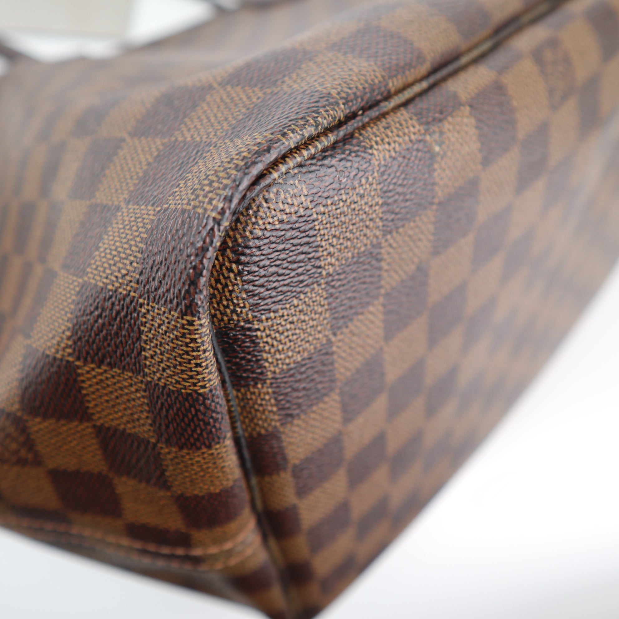Louis Vuitton Damier Ebene Neverfull GM Shoulder Bag C1881R | Pre-Owned Excellent Brown Damier Ebene Coated canvas, leather trim